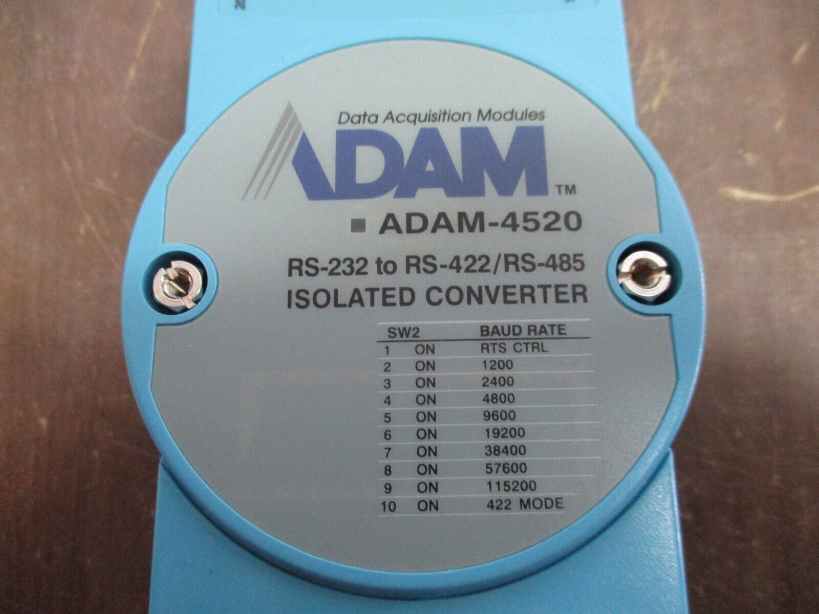 Adam Isolated Converter ADAM-4520 RS-232 to RS-422/RS-485 *Cracked Base* Used