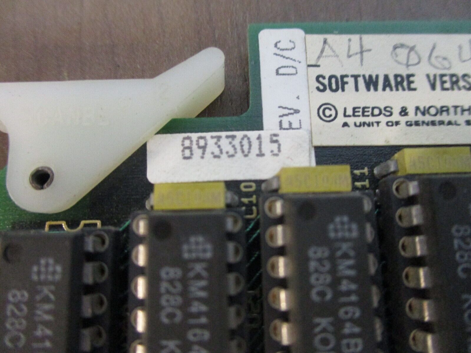 General Signal Leeds & Northrup Control Board 8933015 Rev. D/C Software: V6.0