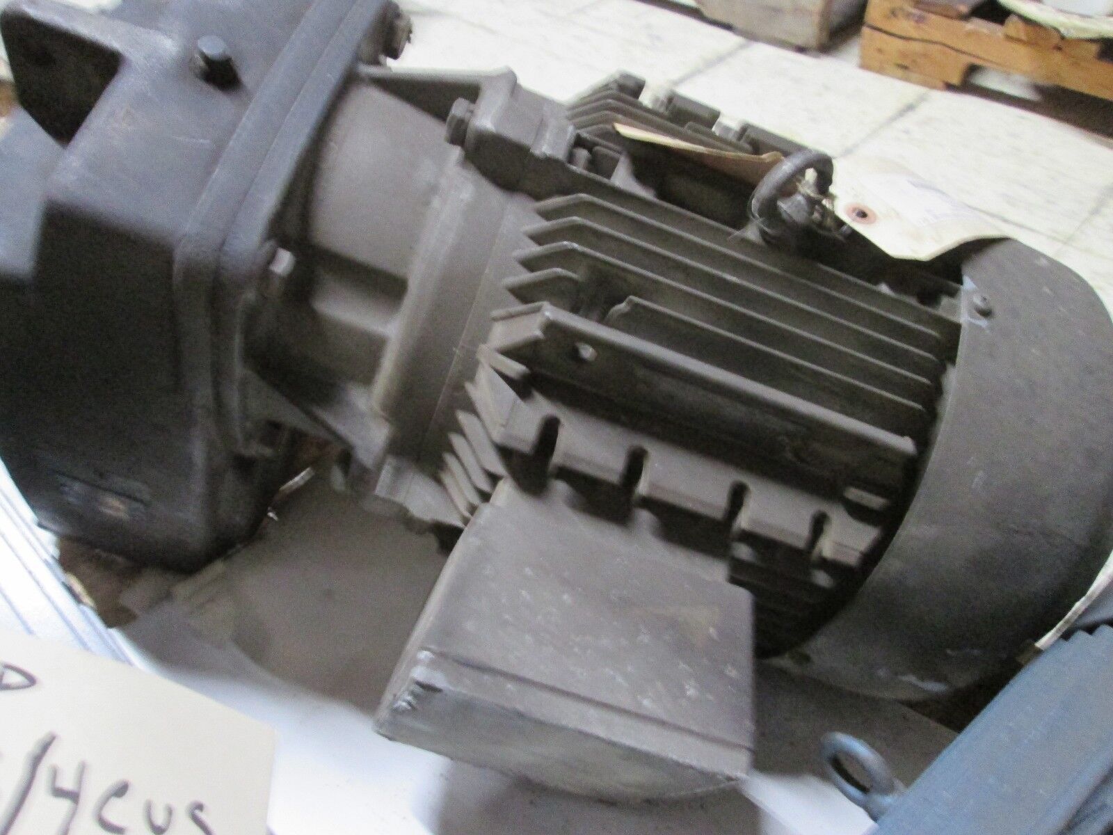 Nord Motor w/ Nord Gear 132S/4 3232AZBM 7.5HP 152 speed 11.38 ratio Used