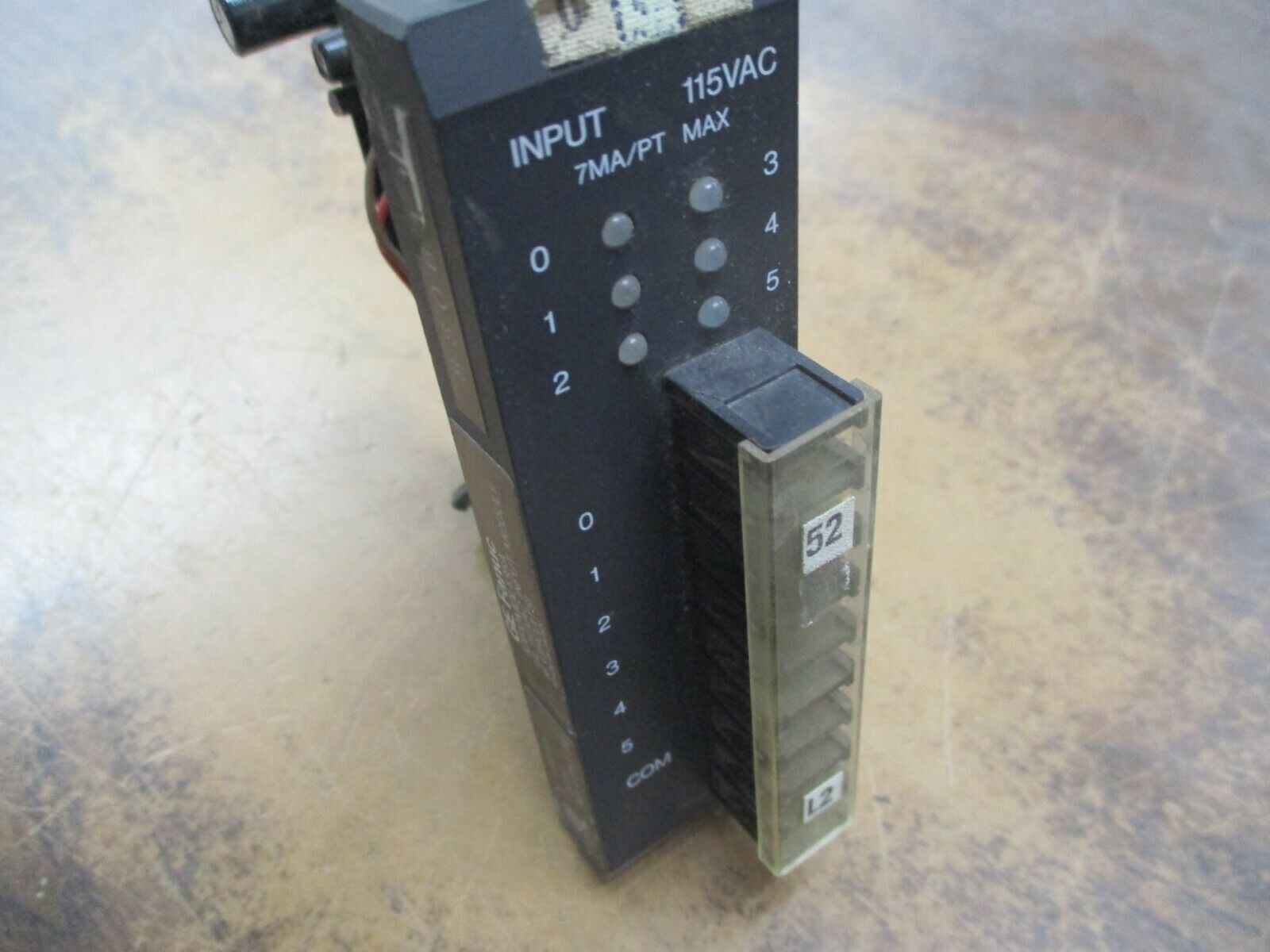 GE Fanuc Input Module IC610MDL135A 115VAC 6-Circuits Used