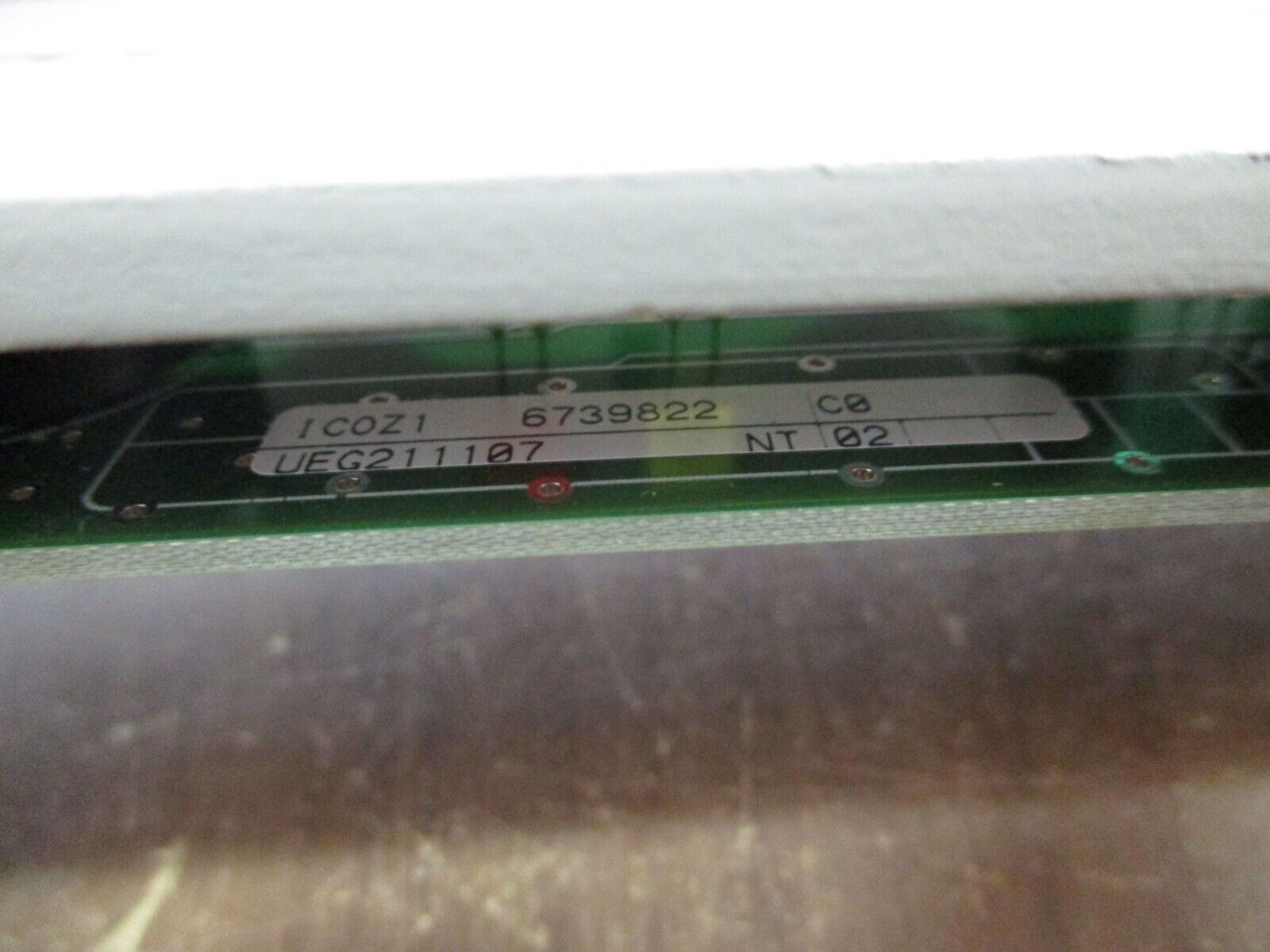 MGE ICOZ1 PCB 6739822 Rev. C0 w/ Front Panel Used
