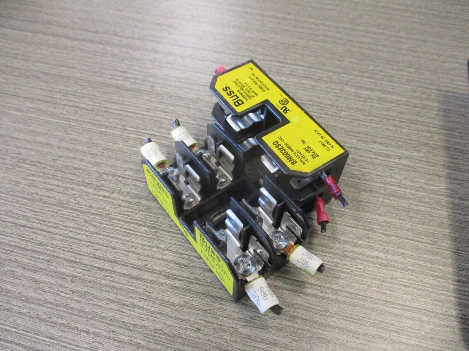 Buss Fuseholder BM6032SQ 30A 600V 2P *Lot Of 2*