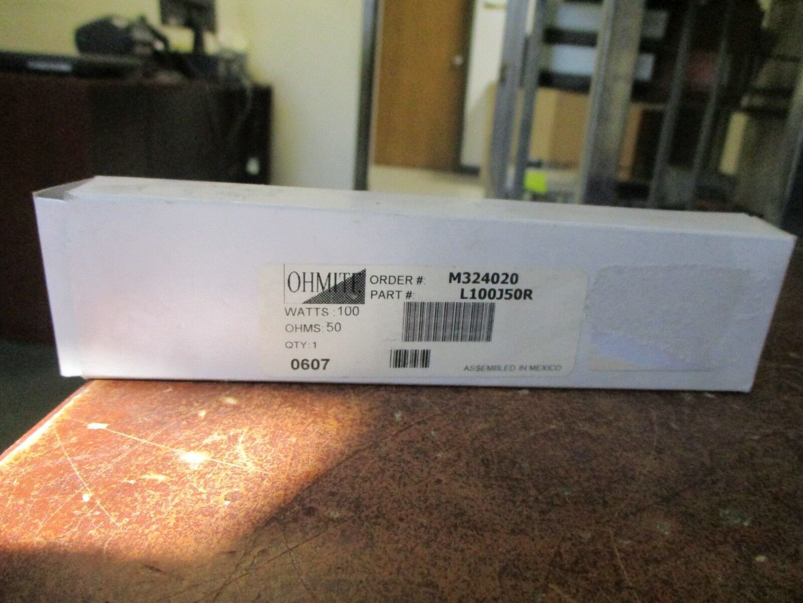 Ohmite Resistor L100J50R 100w 75 Ohms New Surplus