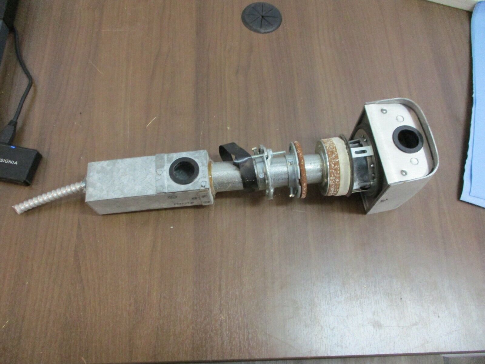 Hubbell Fire-Rated Poke-Through PT7P2TA Duplex Receptacle Used