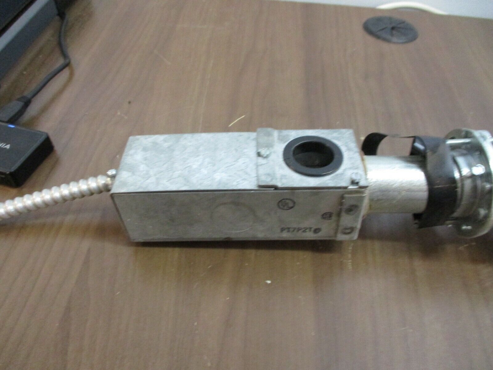 Hubbell Fire-Rated Poke-Through PT7P2TA Duplex Receptacle Used