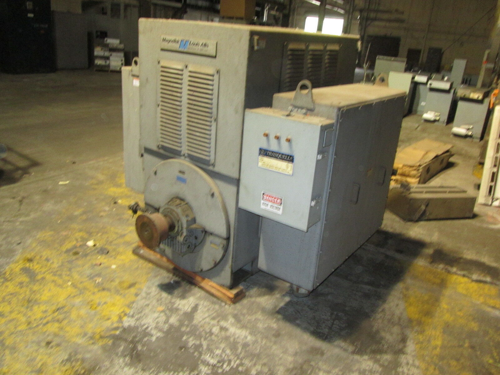 Magnetek Generator, WP11QX, 1119KW 480V, Frame: 72110S, 3620 RPM's