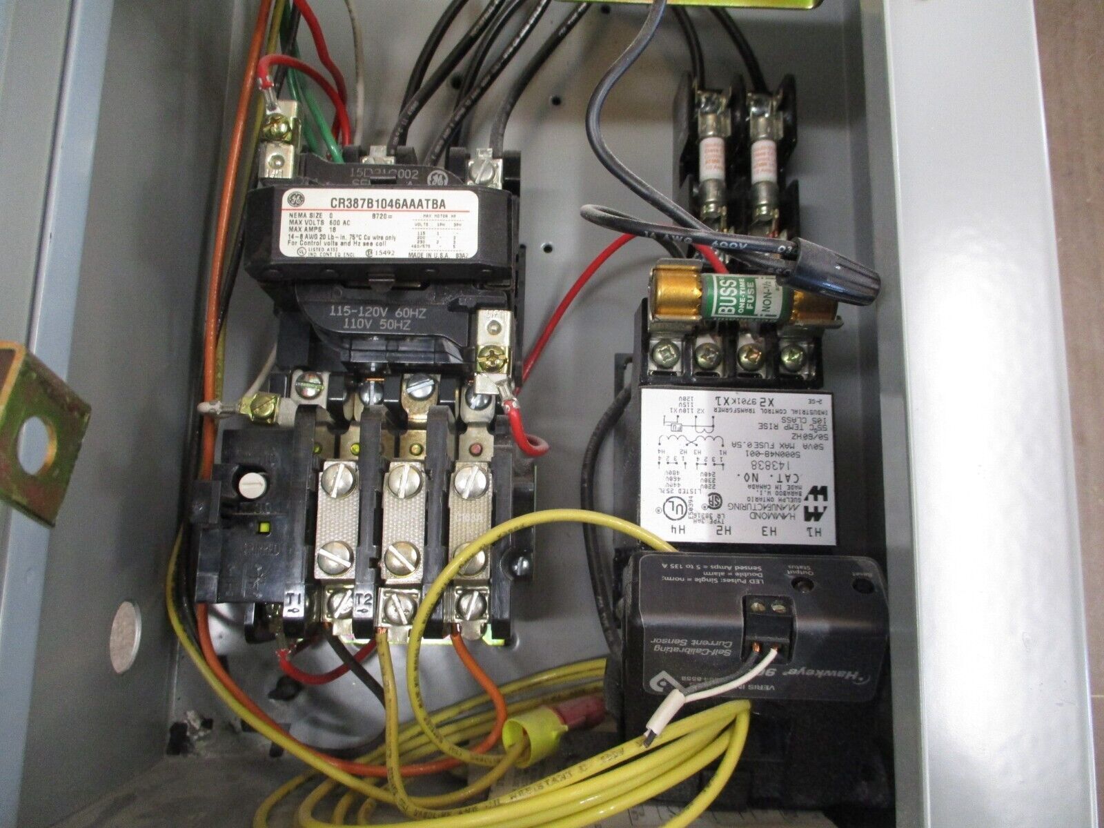 GE Size 0 Breaker Combination CR387B1046AAATBA 115-120V Coil 3A TEC36003 Breaker