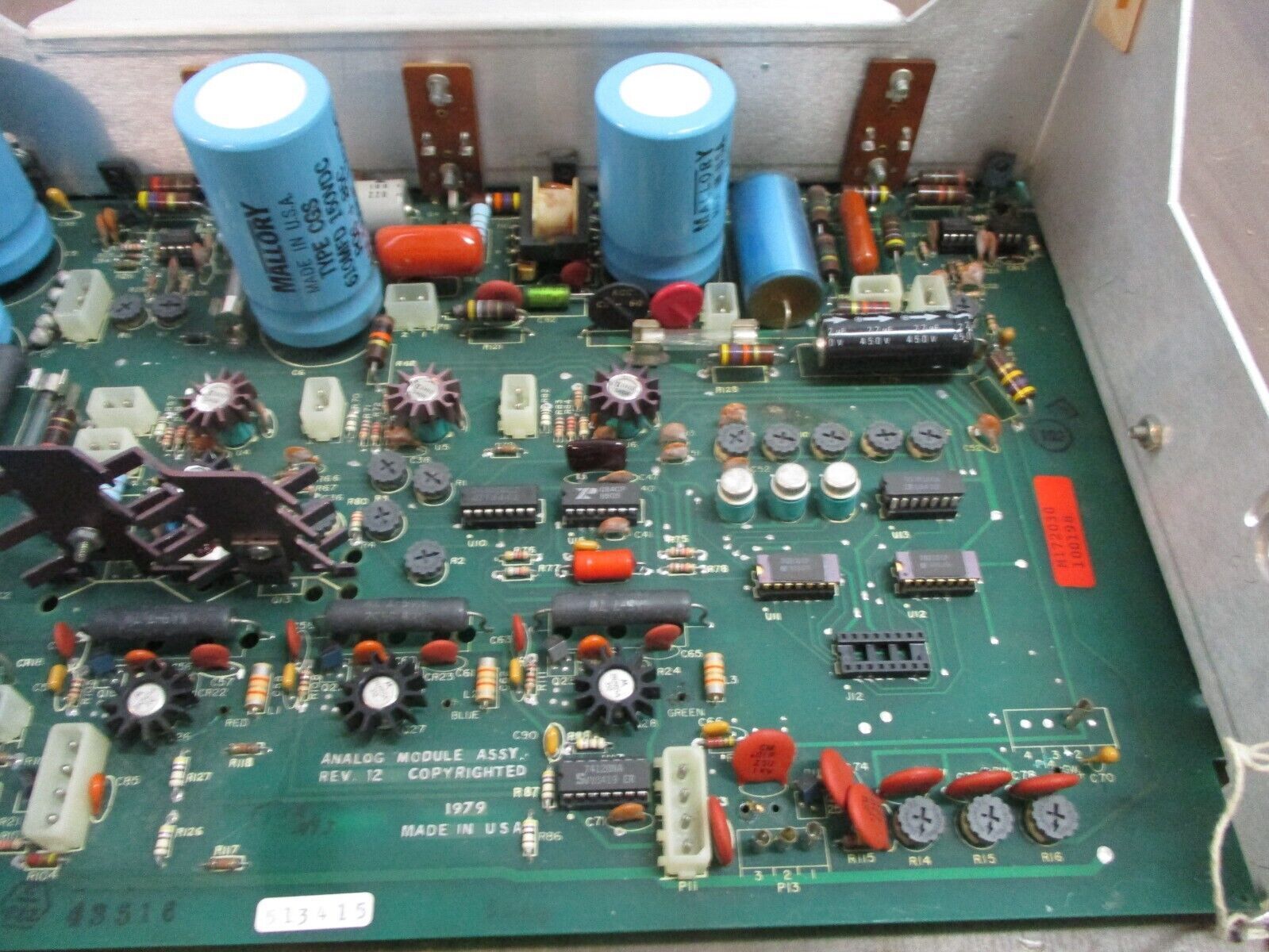 Leeds & Northrup Analog Module Assembly 513415 Rev. 12 *No Box* New Surplus