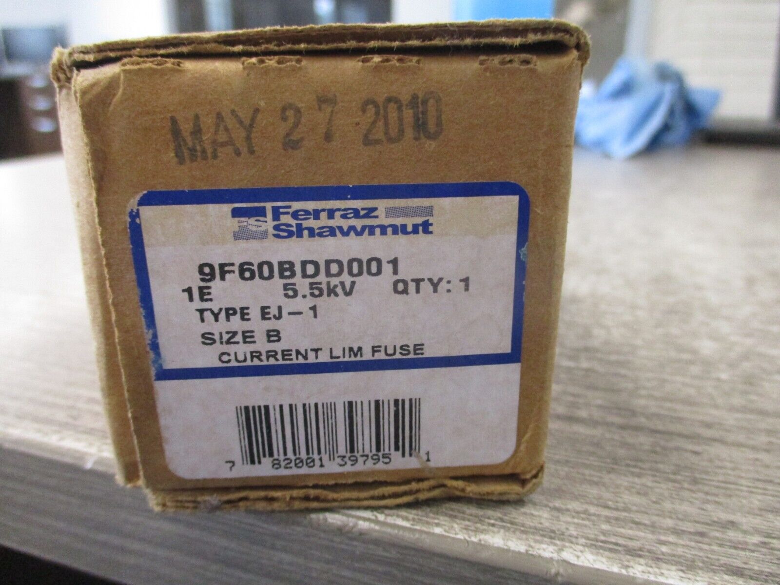 Ferraz Shawmut Type EJ-1 Fuse 9F60BDD001 1E 5.5kV New Surplus