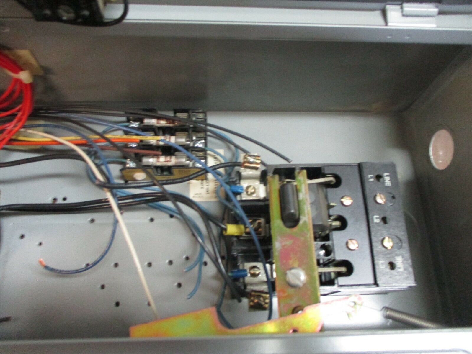 GE Non-Fusible Size 1 Combination CR308C1041AABSLR 115-120V Coil 27A 600V Used