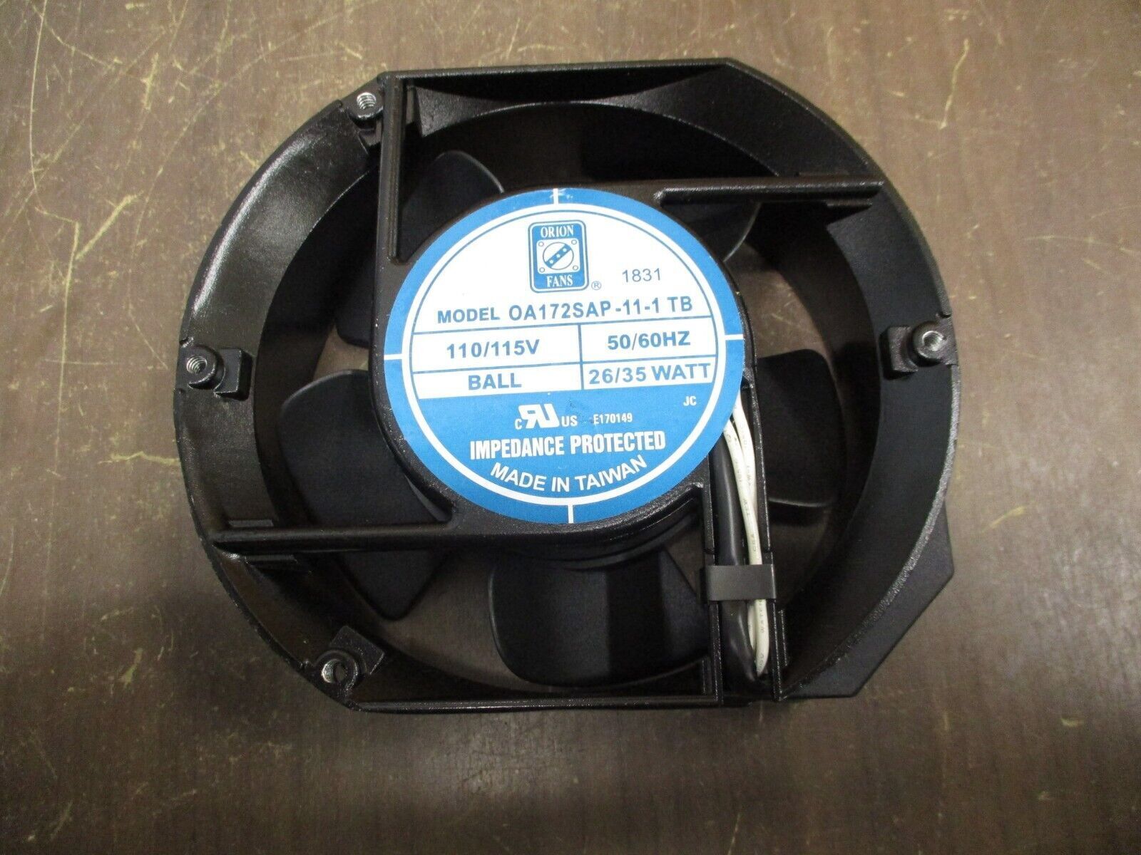 Orion Axial Fan OA172SAP-11-1TB 110/115V 50/60Hz 26/35W New Surplus