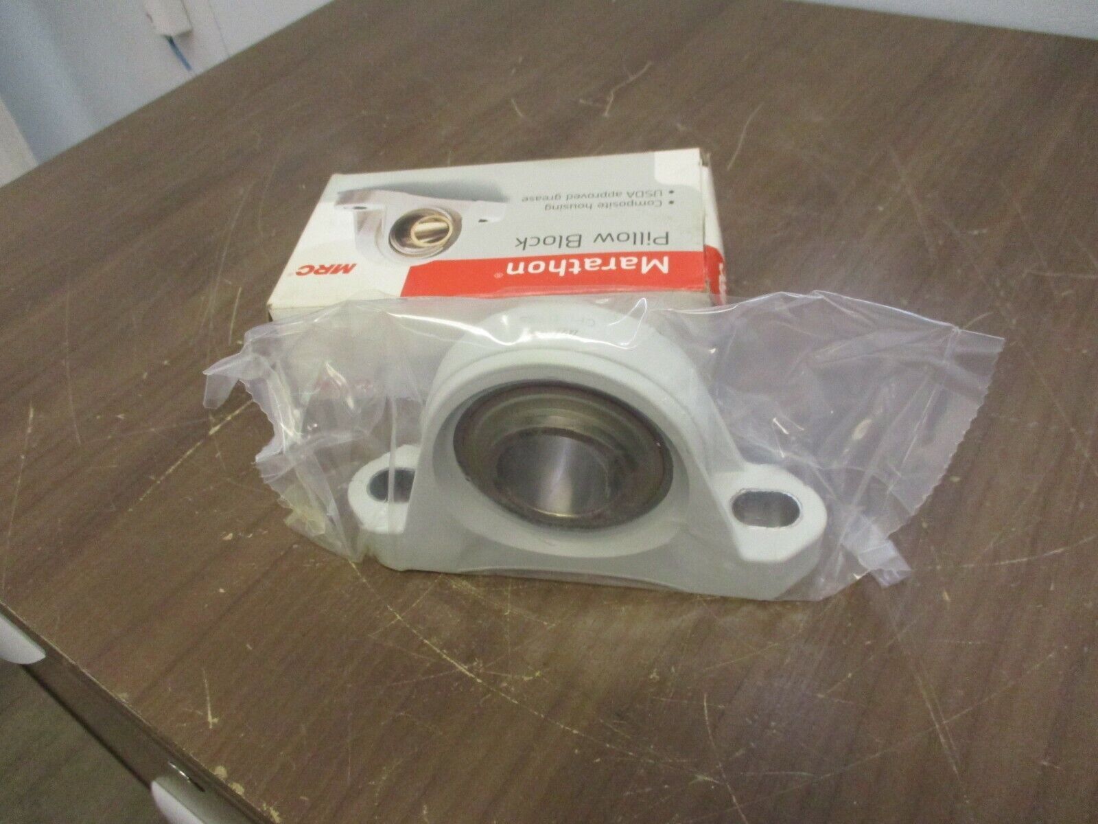 MRC Marathon Stainless Steel Pillow Block Bearing CPB107SS Size: 1-7/16"