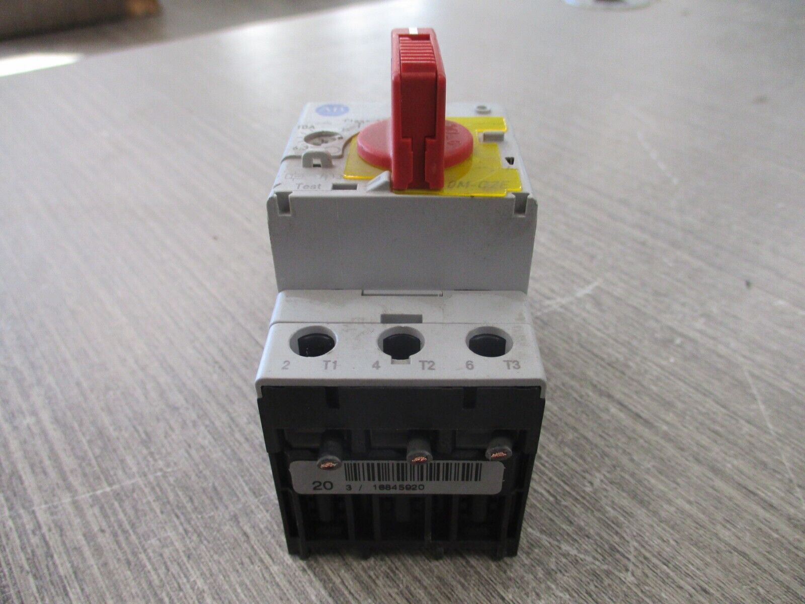 Allen-Bradley Manual Motor Protector 140M-D8N-C10 Trip : 6.3-10A Used