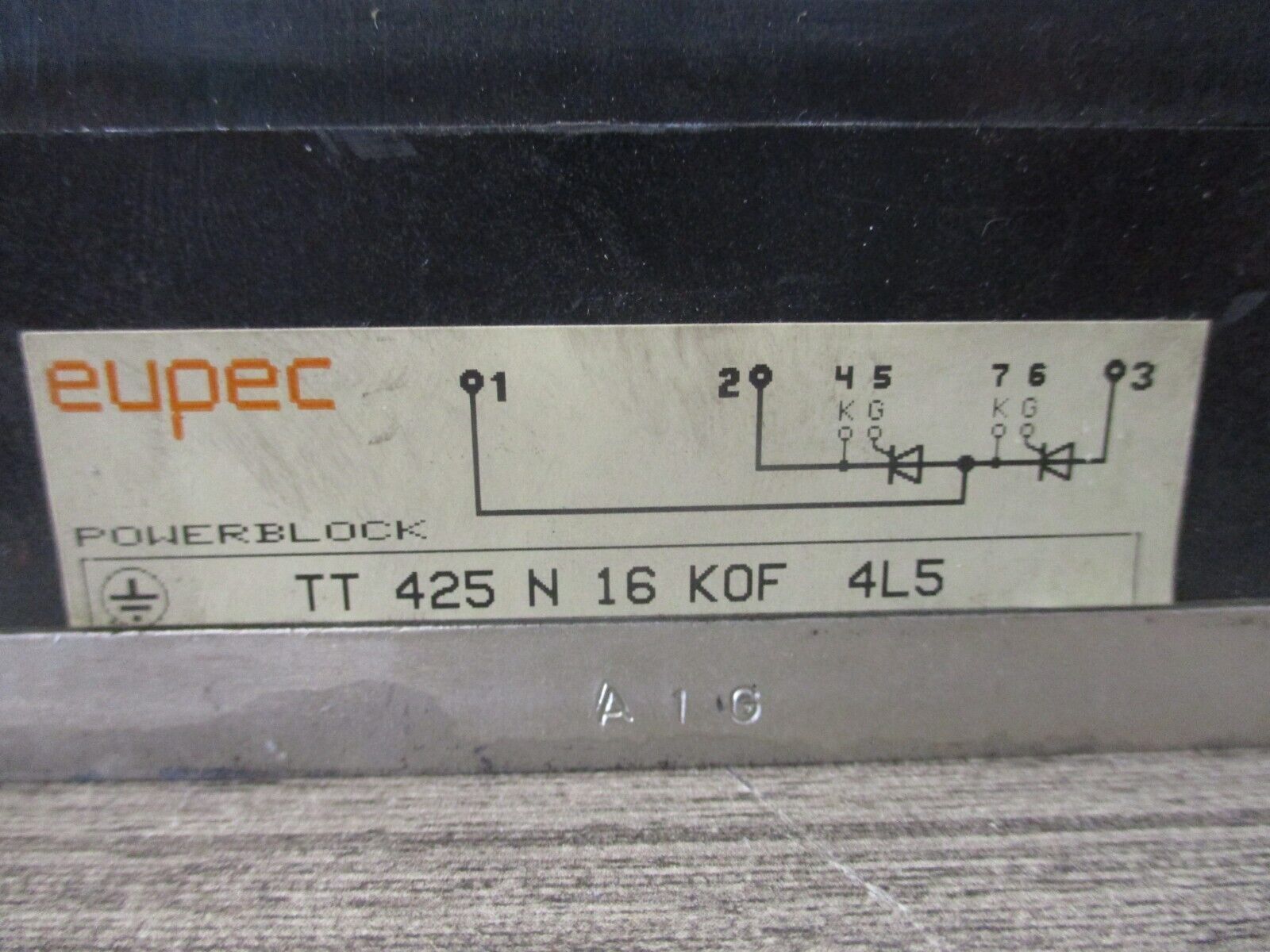 Eupec Power Block TT 425 N 16 K0F 4L5 Used