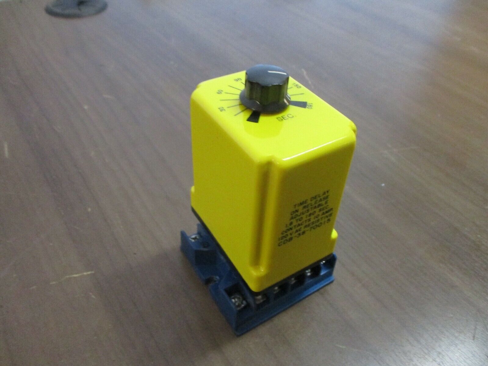 Potter & Brumfield Time Delay Relay CDB-38-70015 Range: 1.8-180 sec Used