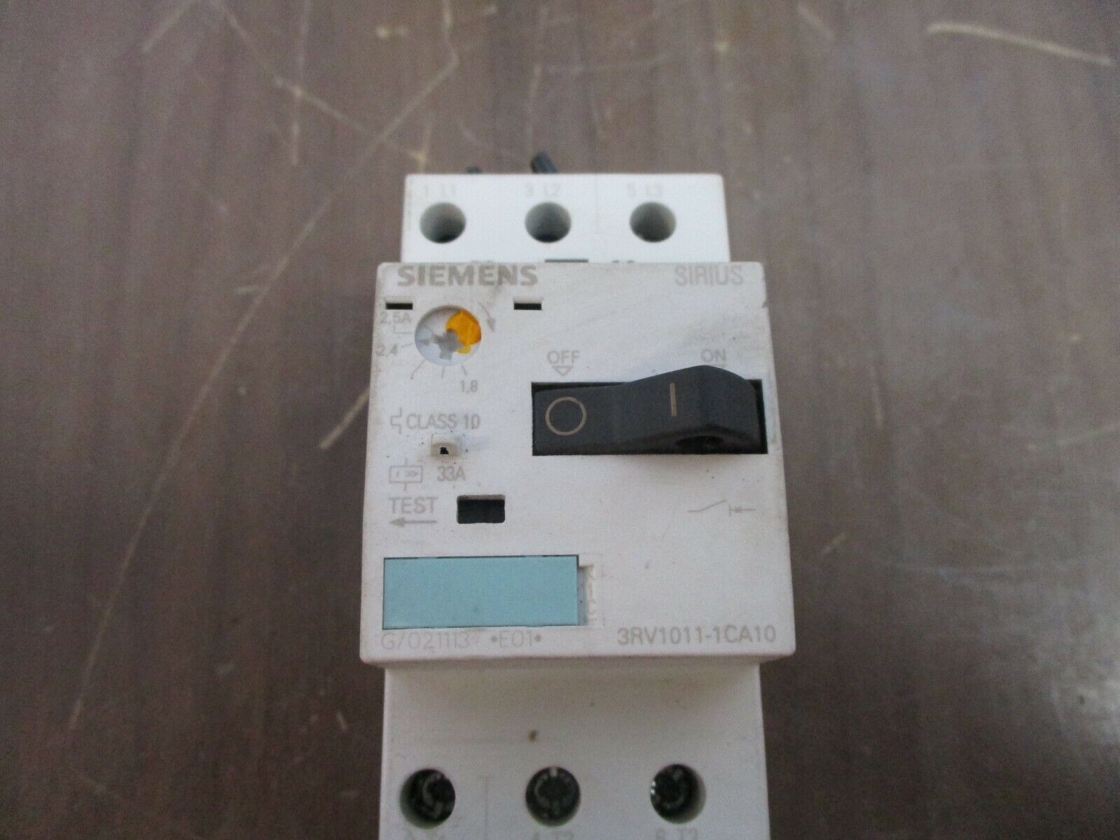 Siemens Sirius Starter 3RT1016-1AB01 / 3RV1011-1CA10 24V Coil Trip: 1.8-2.5A