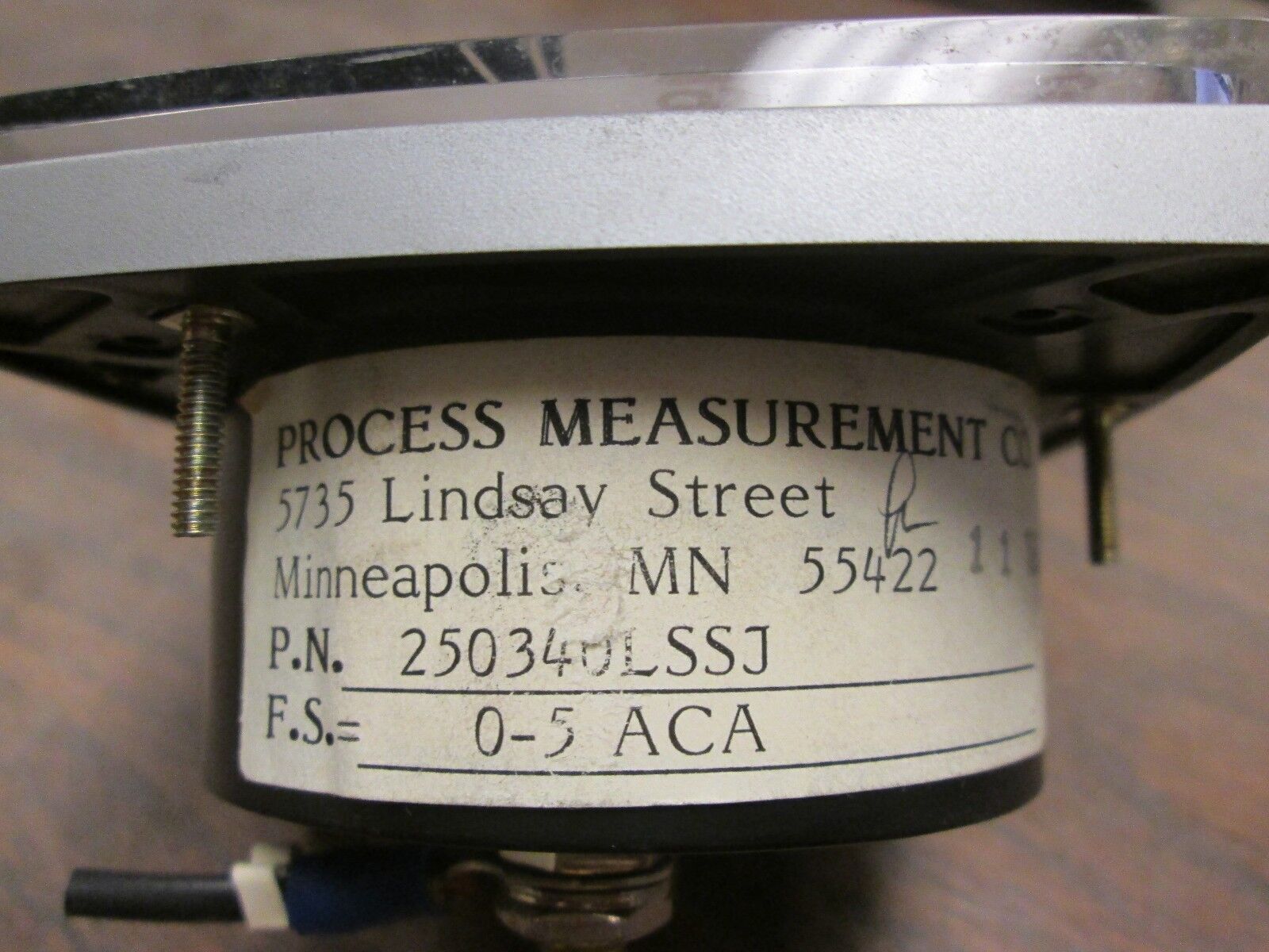 Process Measurement Ampmeter 250340LSSJ Range: 0-600A Used