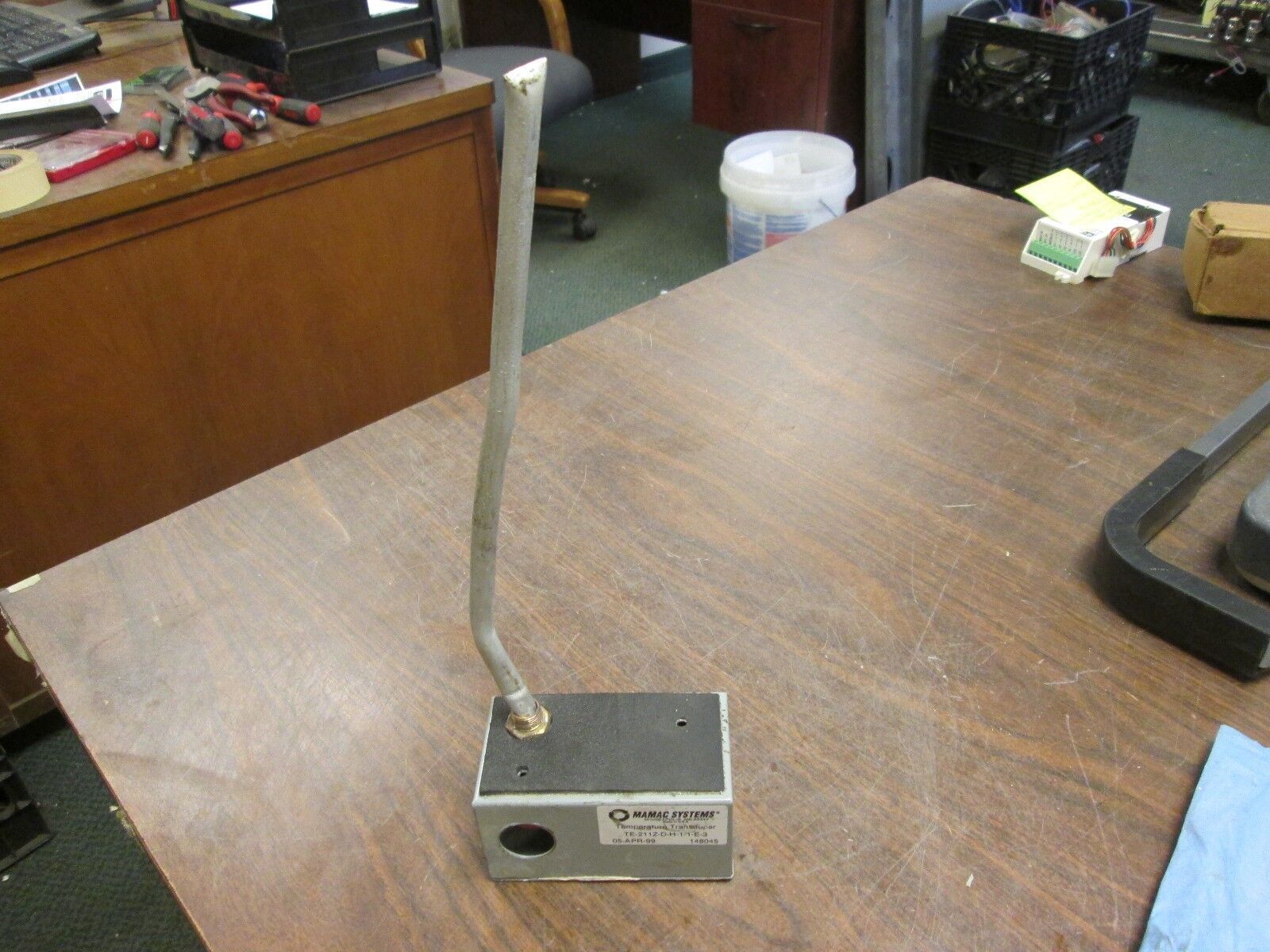 Mamac Systems Temperature Transducer TE-211Z-D-H-1-1-E-3 *Missing Screw* Used
