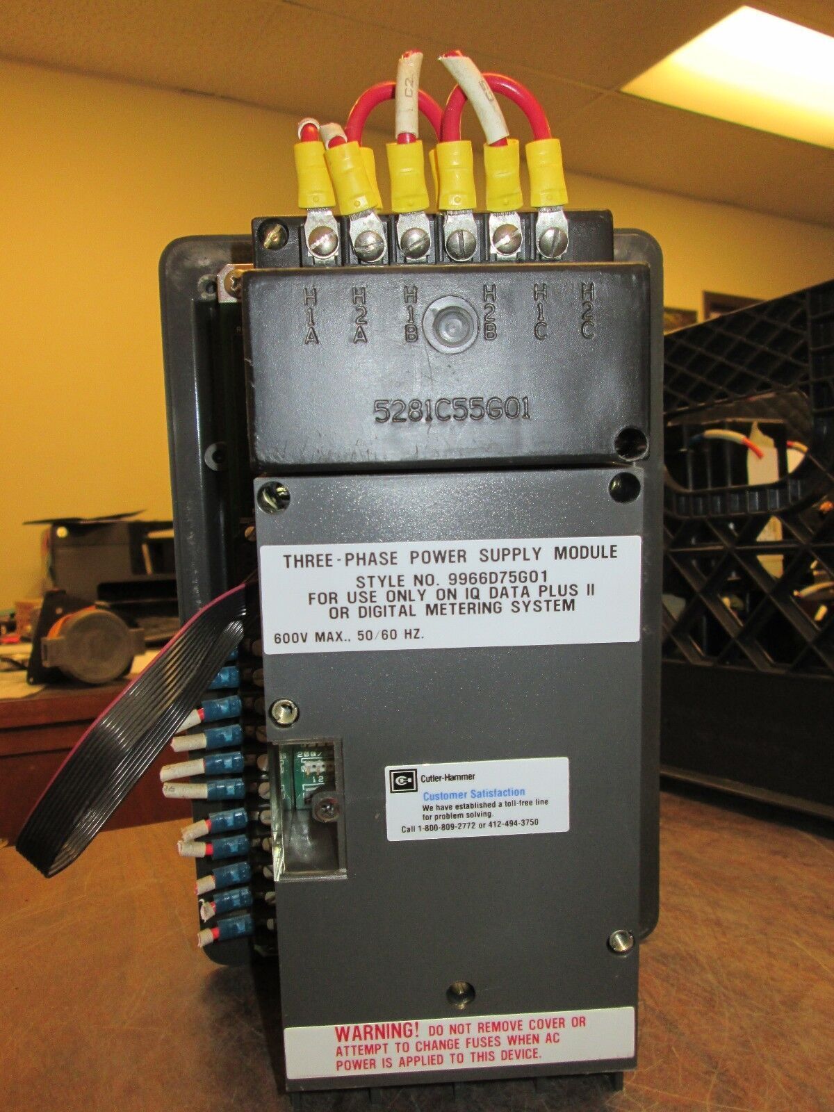 Westinghouse IQ Data Plus II 2D78522; 9966D75G01 power supply; 5281C55G01 Used