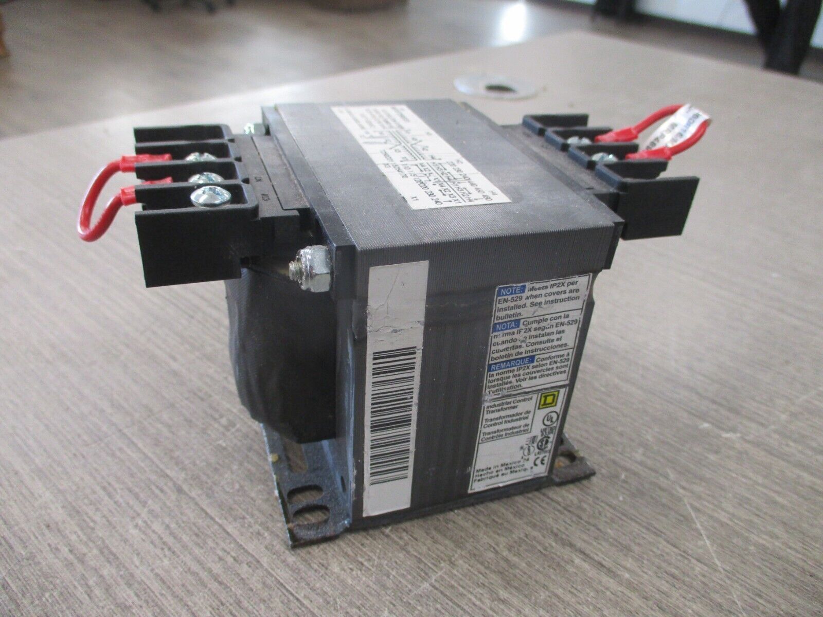 Square D Control Transformer 9070T250D31 Pri:240/480V Sec:120/240V 50/60Hz Used