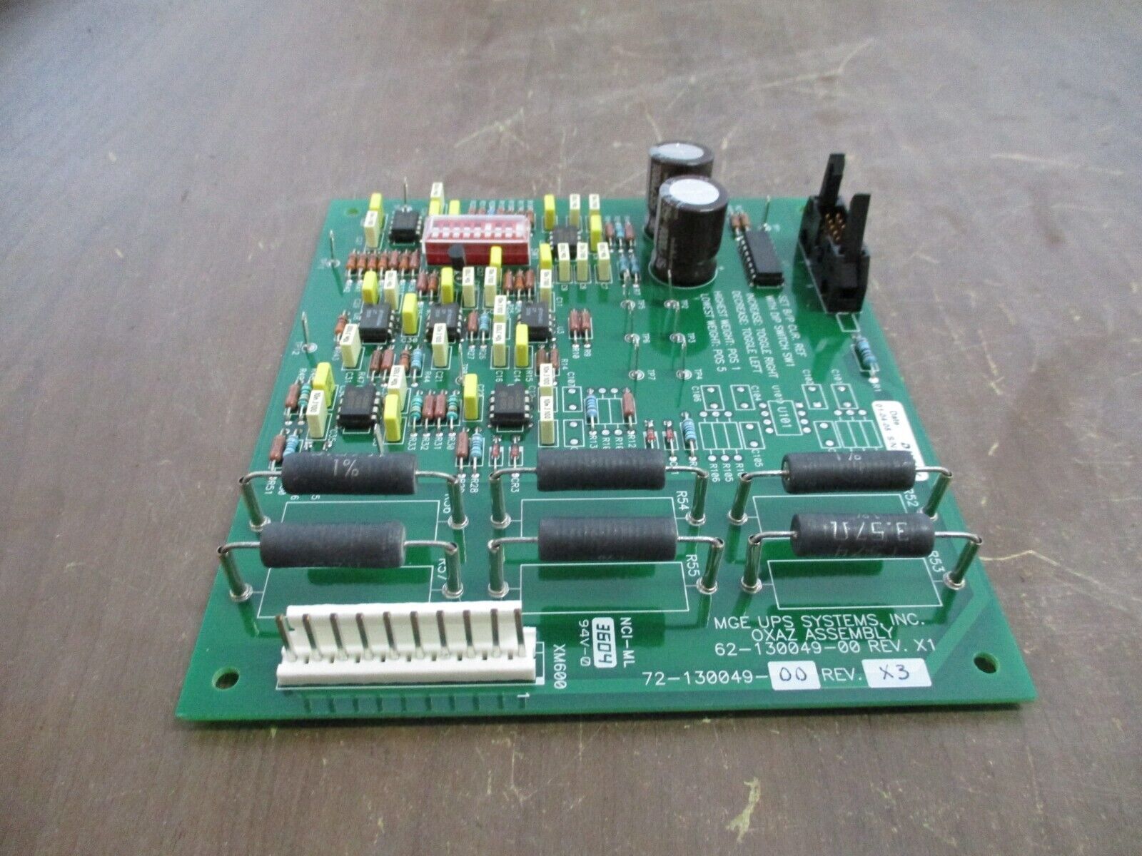 MGE OXAZ Assembly 72-130049-00 Rev. X3 Used