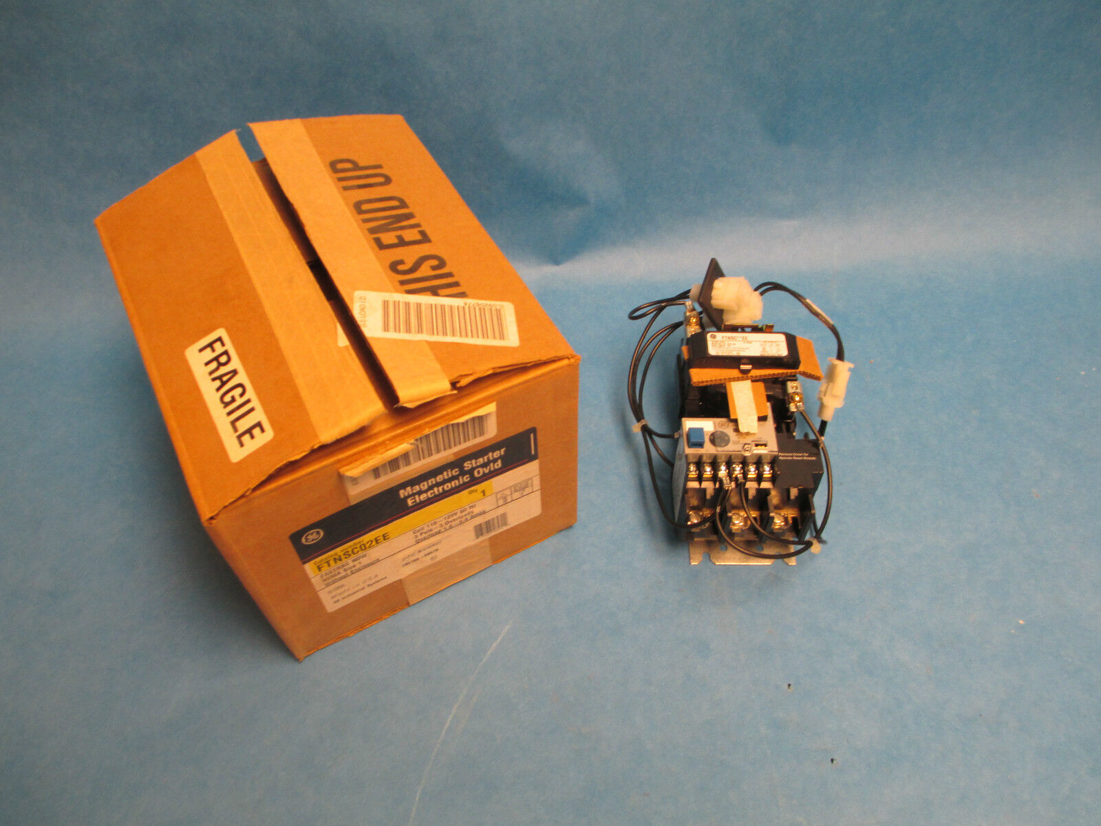 GE Starter FTNSC02EE, Size 1 115-120V 1.6-3.4 Overload, New Surplus
