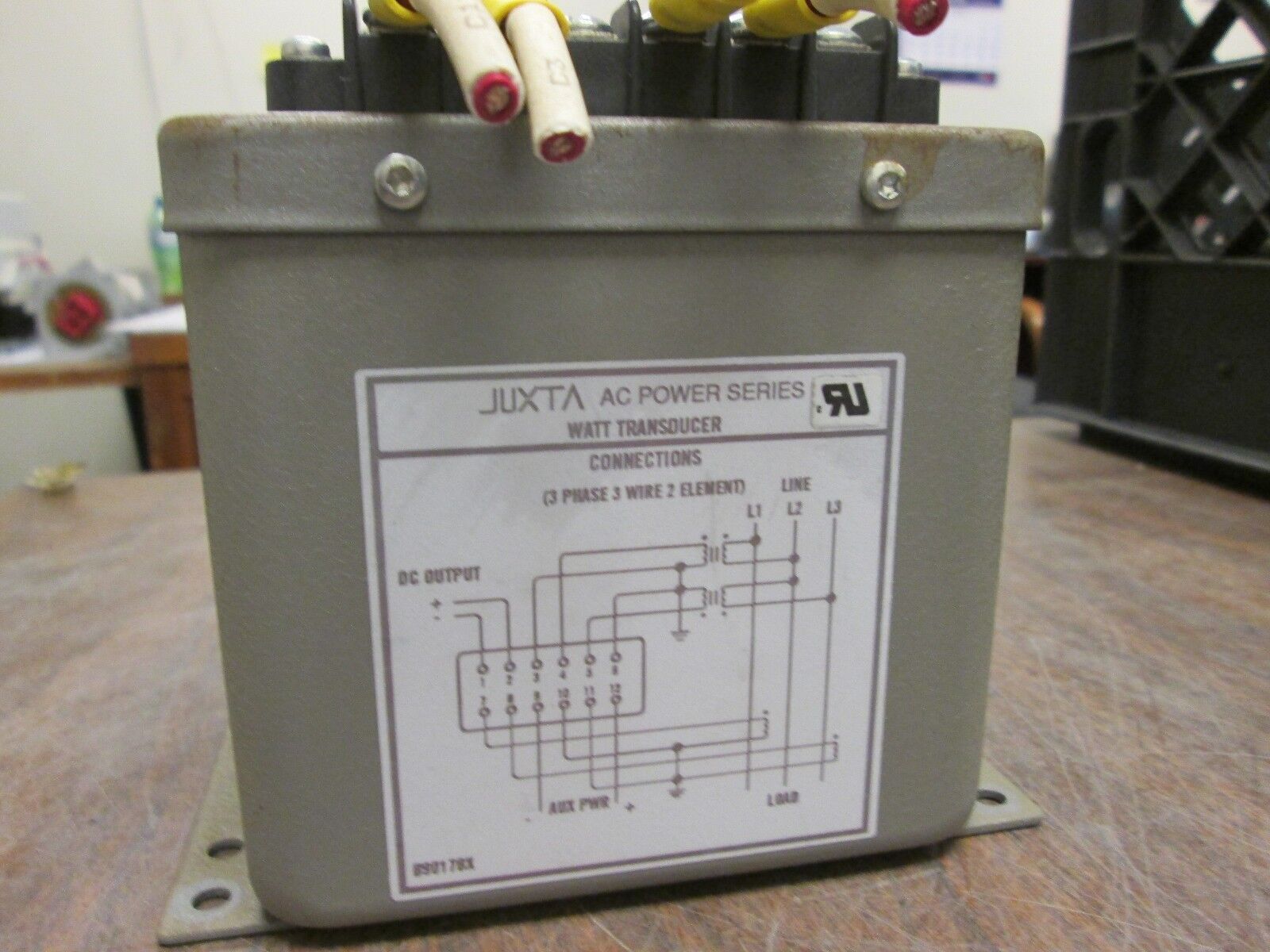 Yokogawa Juxta Transducer AH96SM0067 Input: 120V 5A 60Hz Output: 0-1MA DC Used