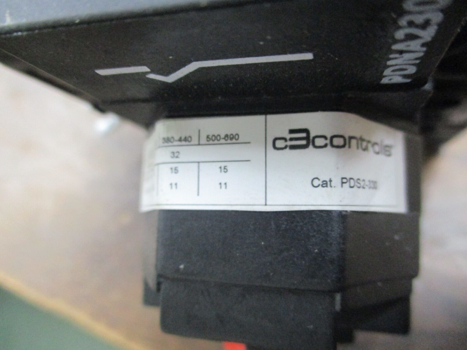 C3 Controls Disconnect Switch PDS2-330 32A 600V Used