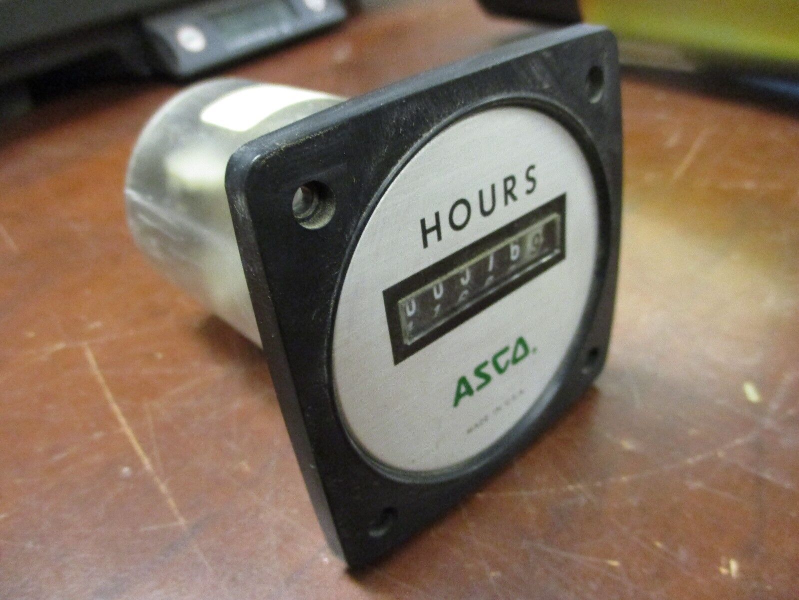 Asco Elapsed Time Meter 240711AAAD7JAP 120V 60Hz Used
