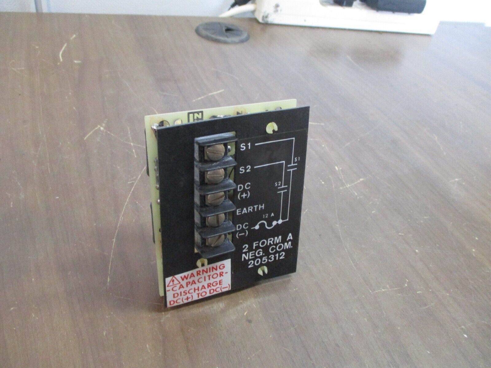 Leeds & Northrup Terminal Module 205312 2 Form A Neg. Com. Used