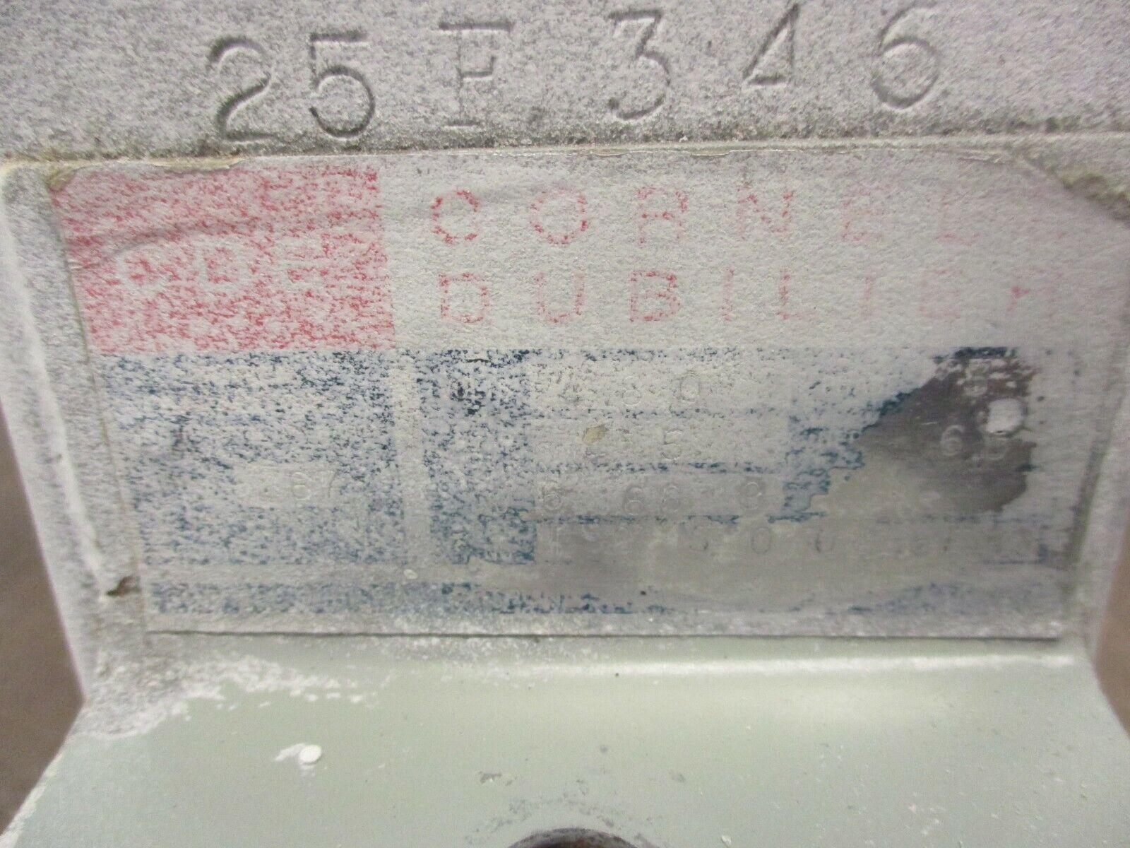 Cornell Dubilier Capacitor ICS0025F33 25kVAR 480V 60Hz 3Ph Used