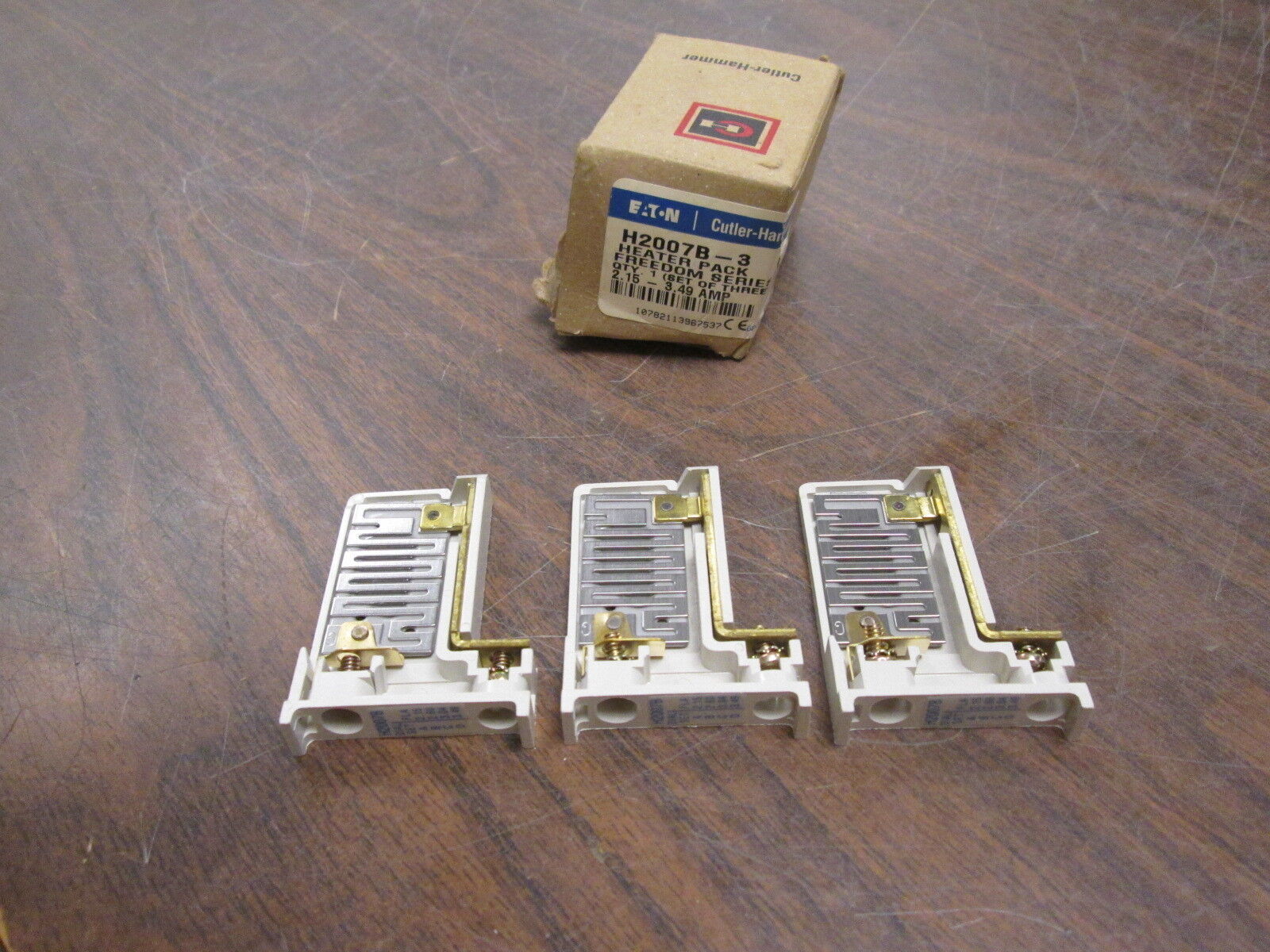 Eaton Heaters H2007-3 2.15-3.49A *Set of 3* New Surplus