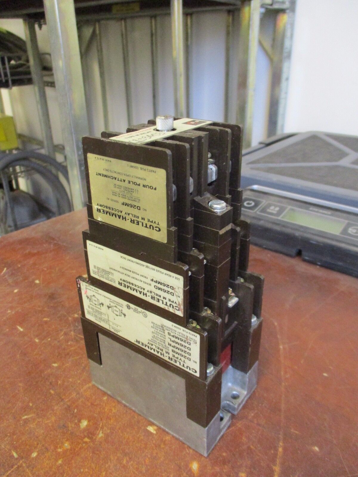 Cutler-Hammer Type M Relay w/ Accessories D26M / D26MD / D26MF Used