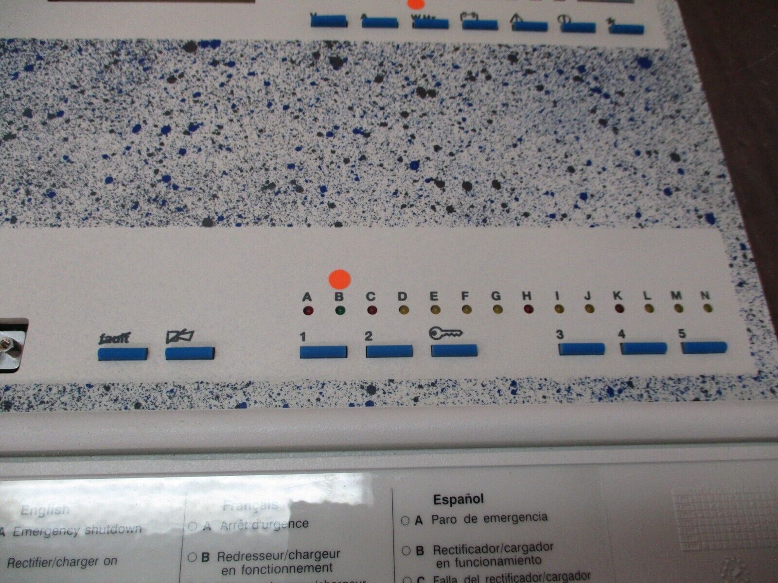 MGE EPS 8000A Control Panel 72-130131-02 Used