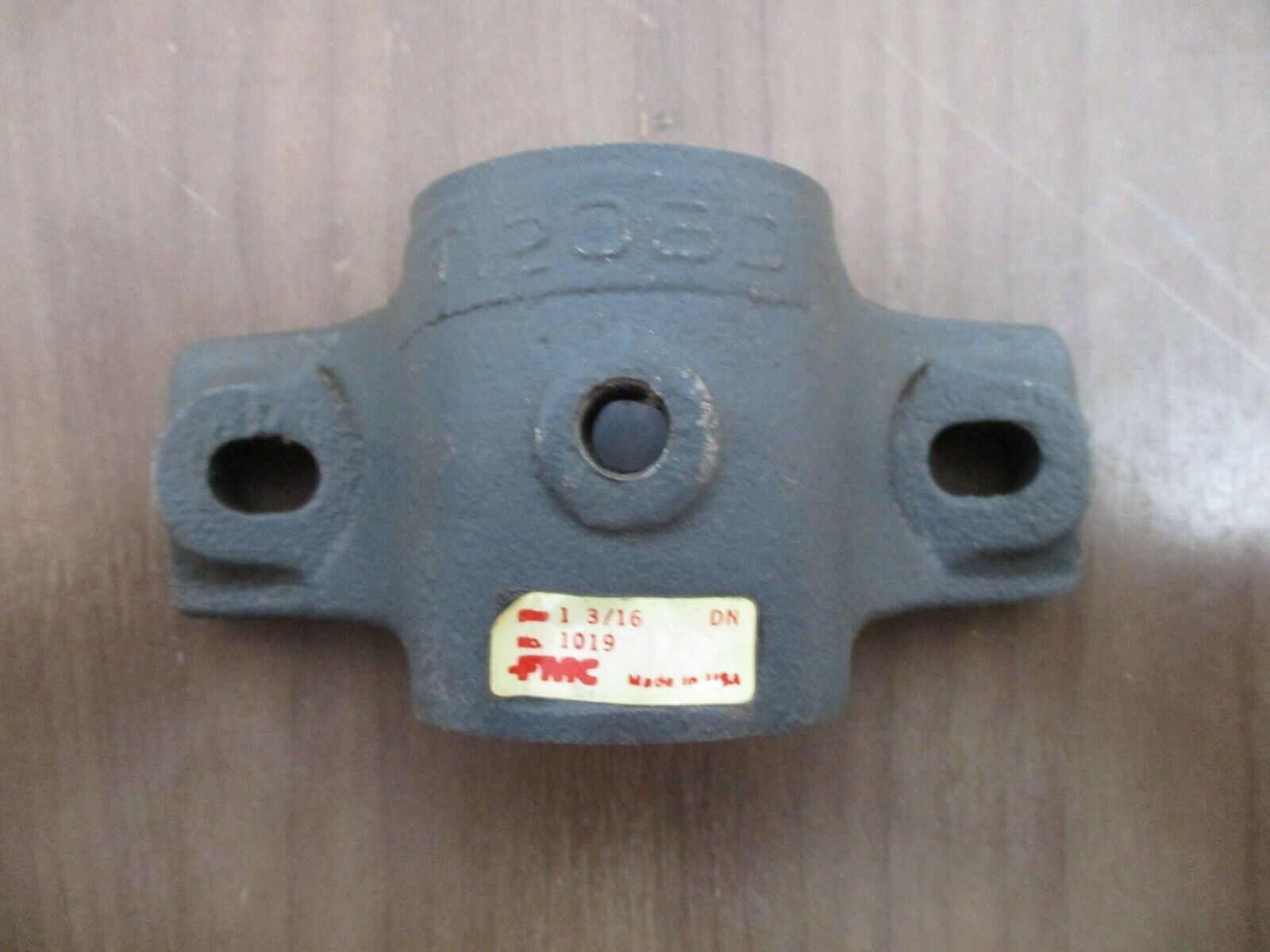 FMC Pillow Block Bearing 1019 Size: 1 3/16" Used