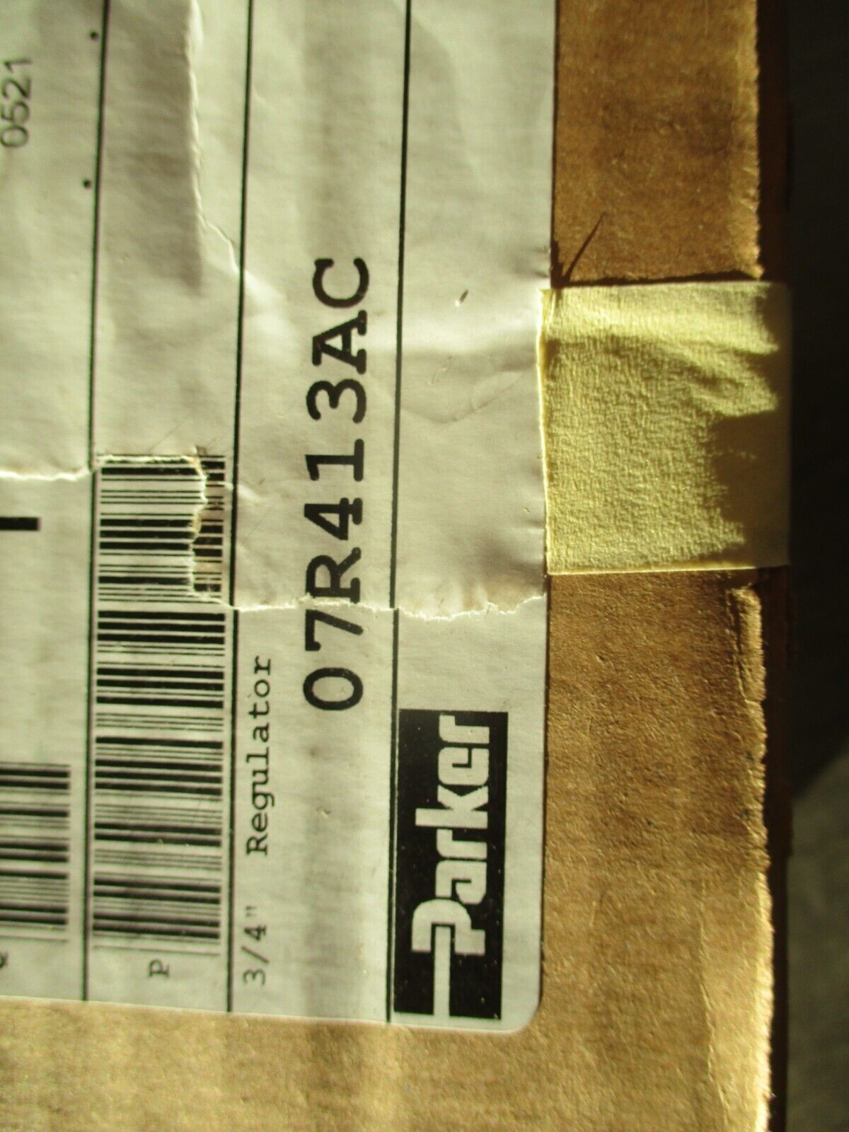 Parker Regulator 07R413AC 3/4" New Surplus