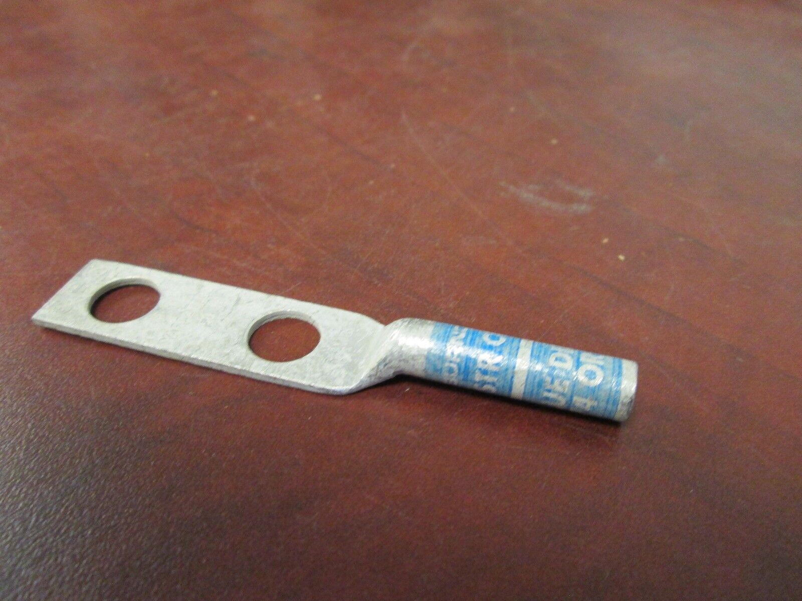 Burndy Crimp Lugs YA6C2TC38 6 STR 2 Hole 6 AWG *Lot of 2* New Surplus