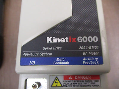 Allen-Bradley Kinetix 6000 Axis Module 2094-BM01 Ser. A F/W Ver. V1.82 Used