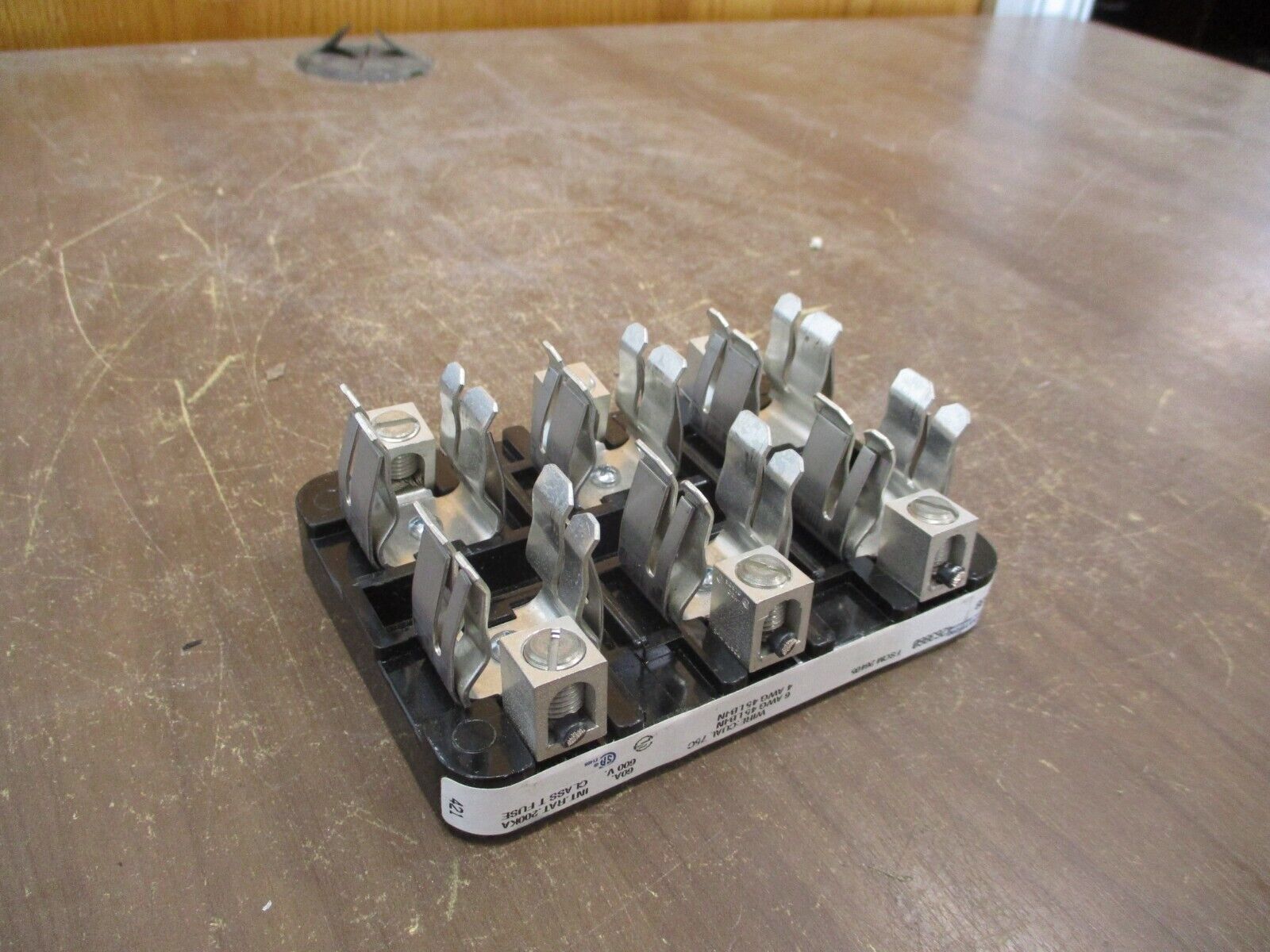 Marathon Fuse Block R6T60A3B 60A 600V 3P Used