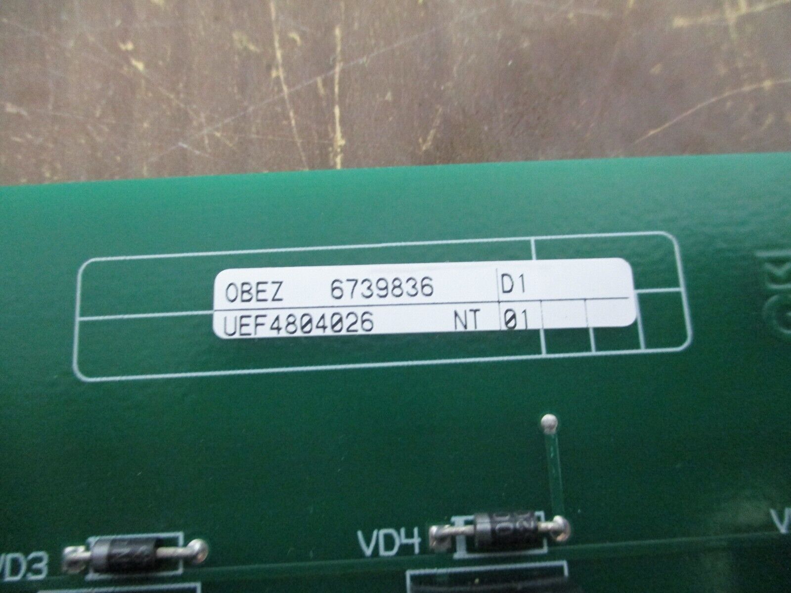 Merlin Gerin OBEZ PCB 6739836 Used