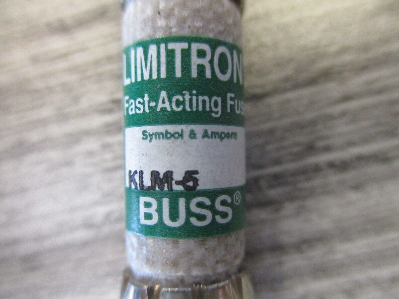 Buss Limitron Fuse KLM-5 5A 600V *Lot of 6* Used