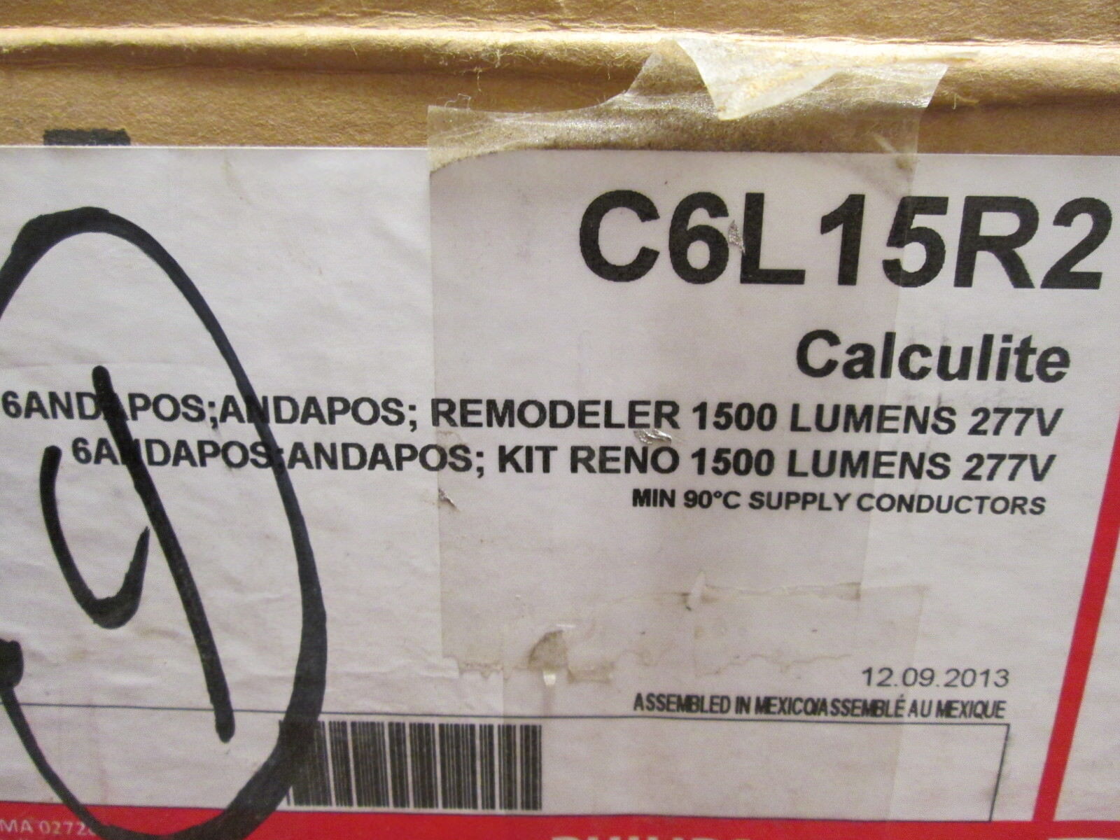 Philips Lightolier Calculite Remodeler C6L15R2 277V 1500 Lumens New Surplus