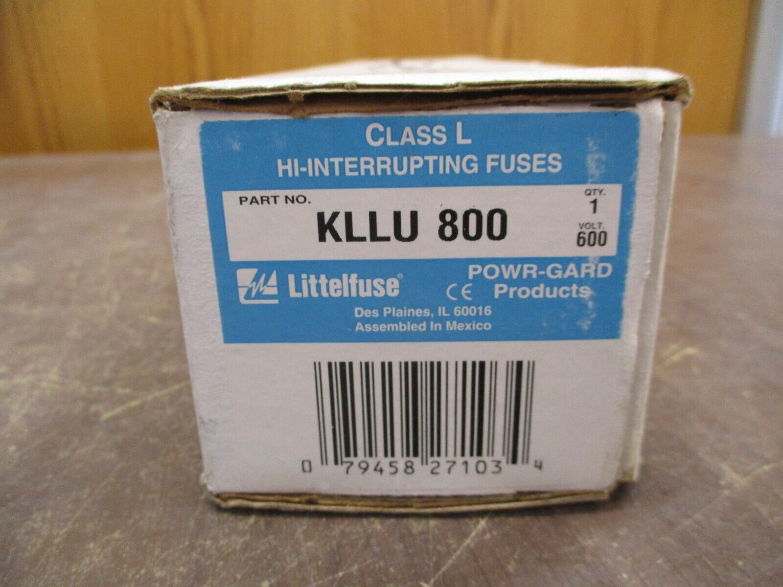 Littelfuse Powr-Gard Fuse KLLU 800 800A 600V New Surplus