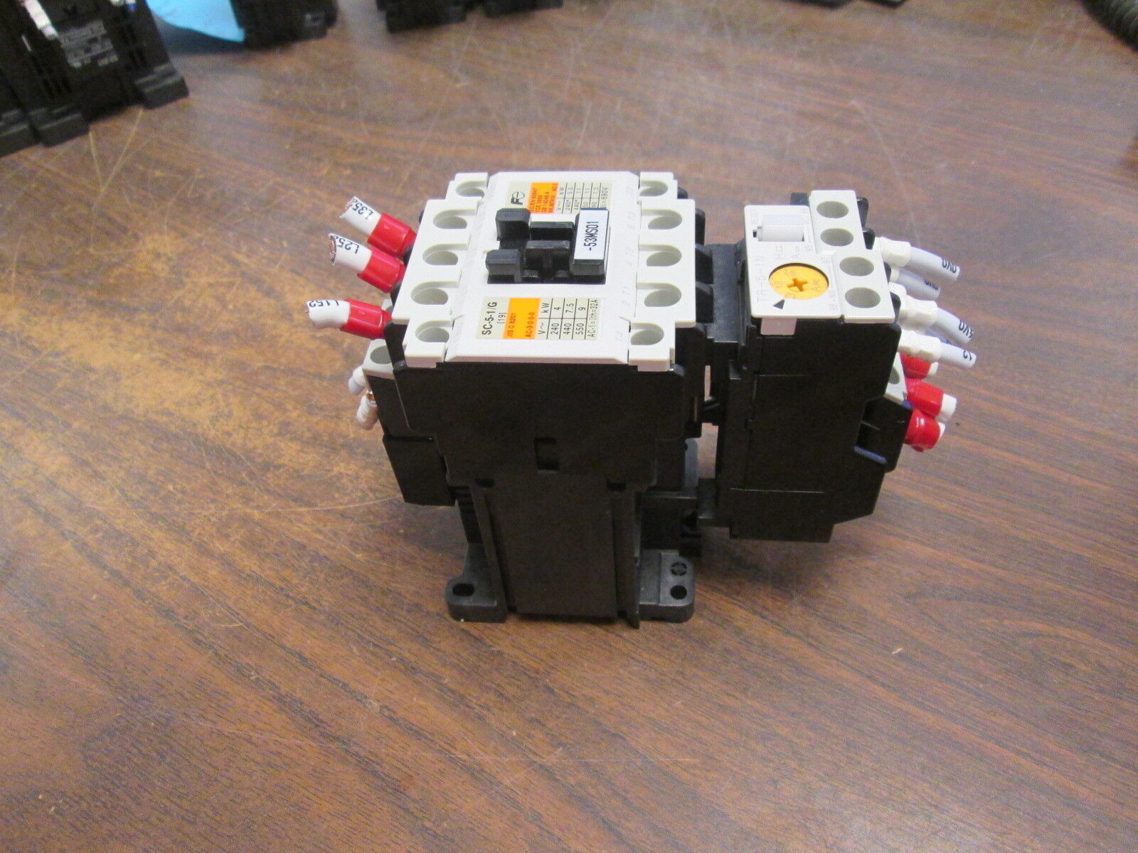 Fuji Electric SC-5-1/G Starter SC20AG/TR-5-1N TR20N 24VDC Coil 32A 600V Used