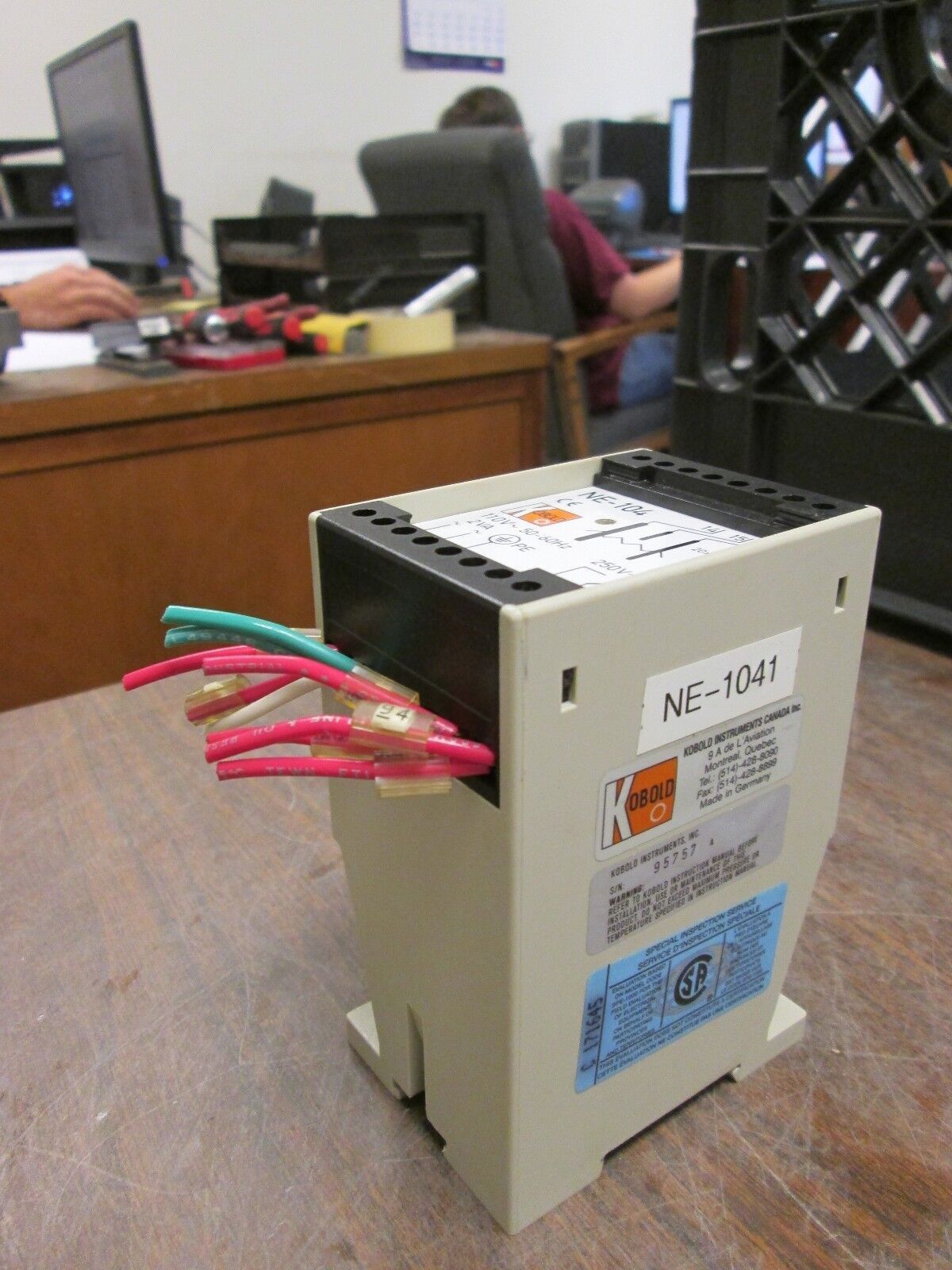 Kobold Electrode Relay NE-104 110V 50-60Hz Used