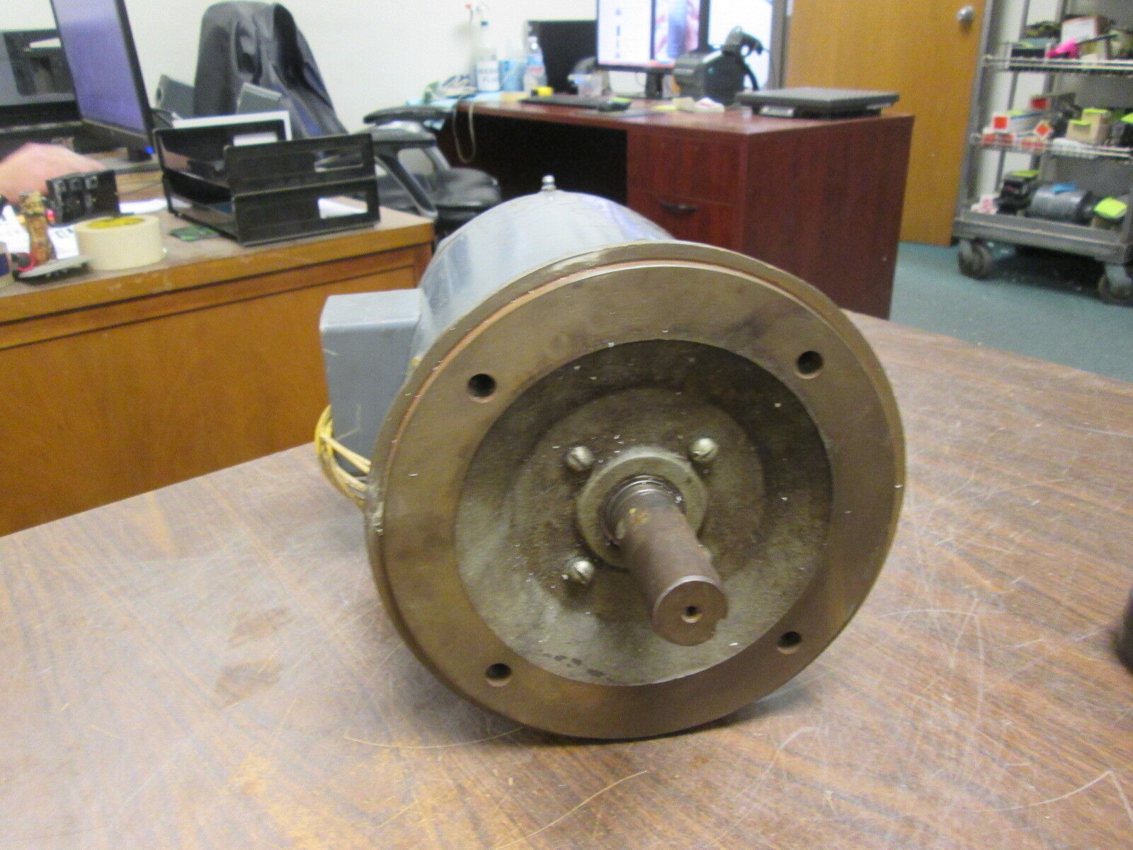 Baldor AC Motor VBM3211T 3HP 1800RPM 208-230/460V 9-8.6/4.3A FR: 182TC Used