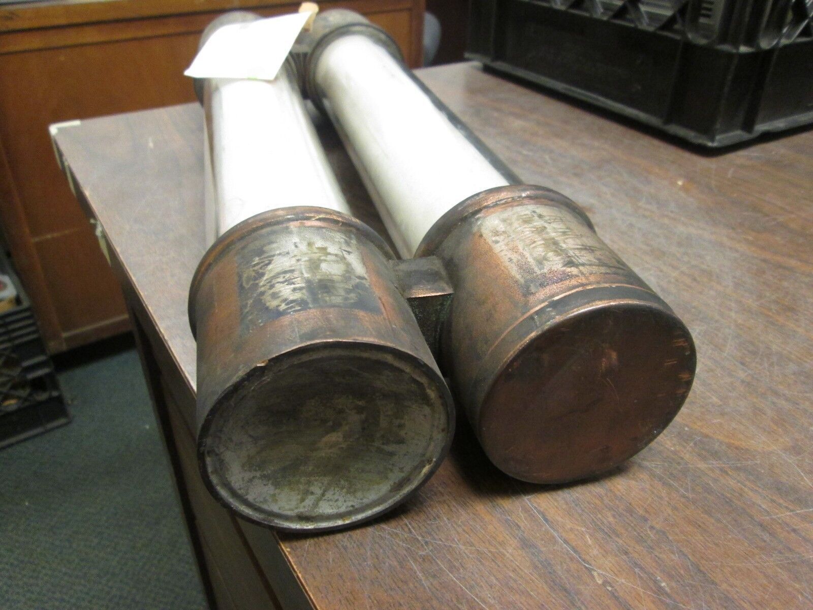 GE EJ0-1 Dual Fuse 6193496G16 100E Amps 15.5KV Used