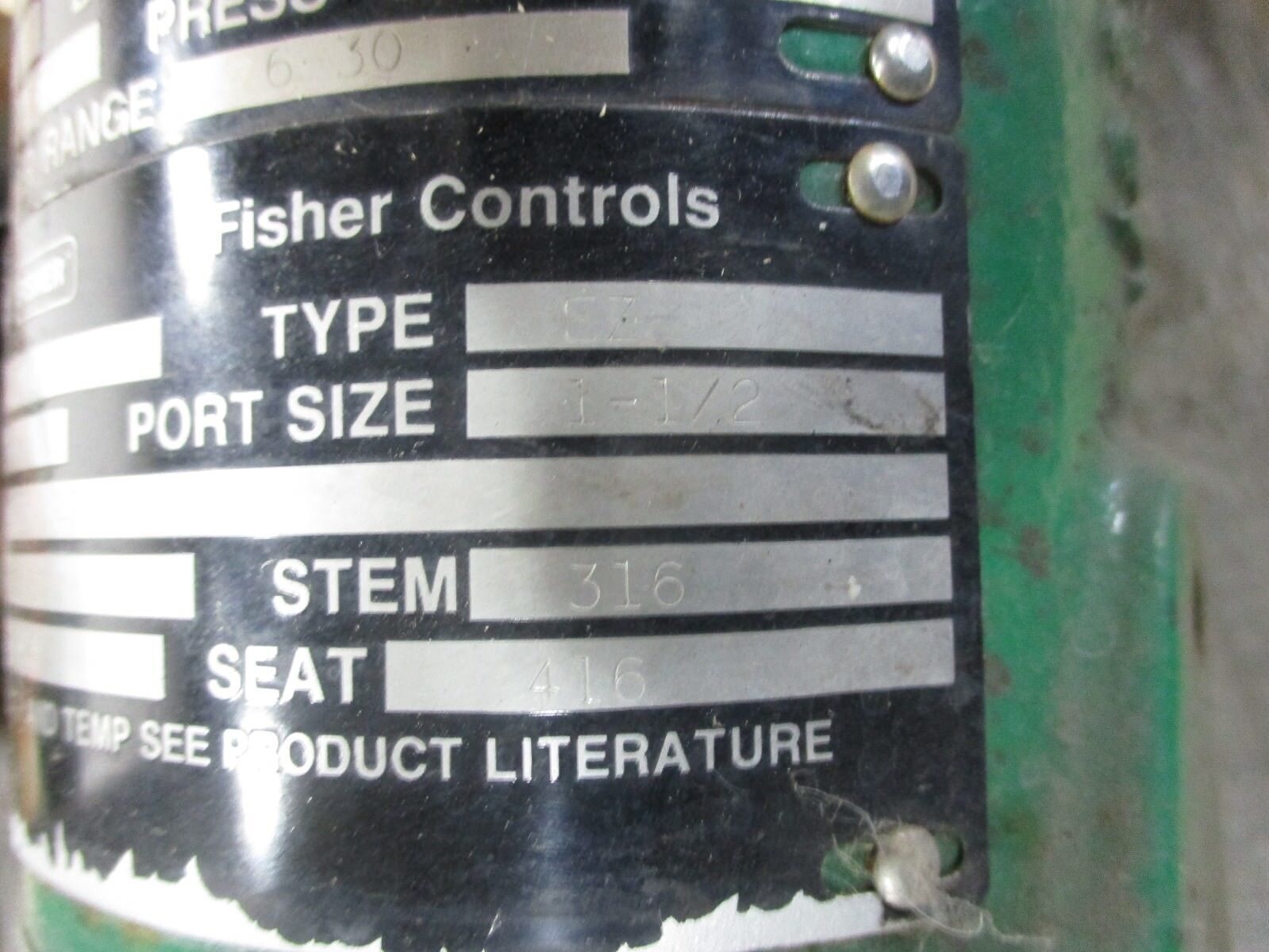 Fisher Diaphragm Control Valve w/ Positioner 667 / EZ Used