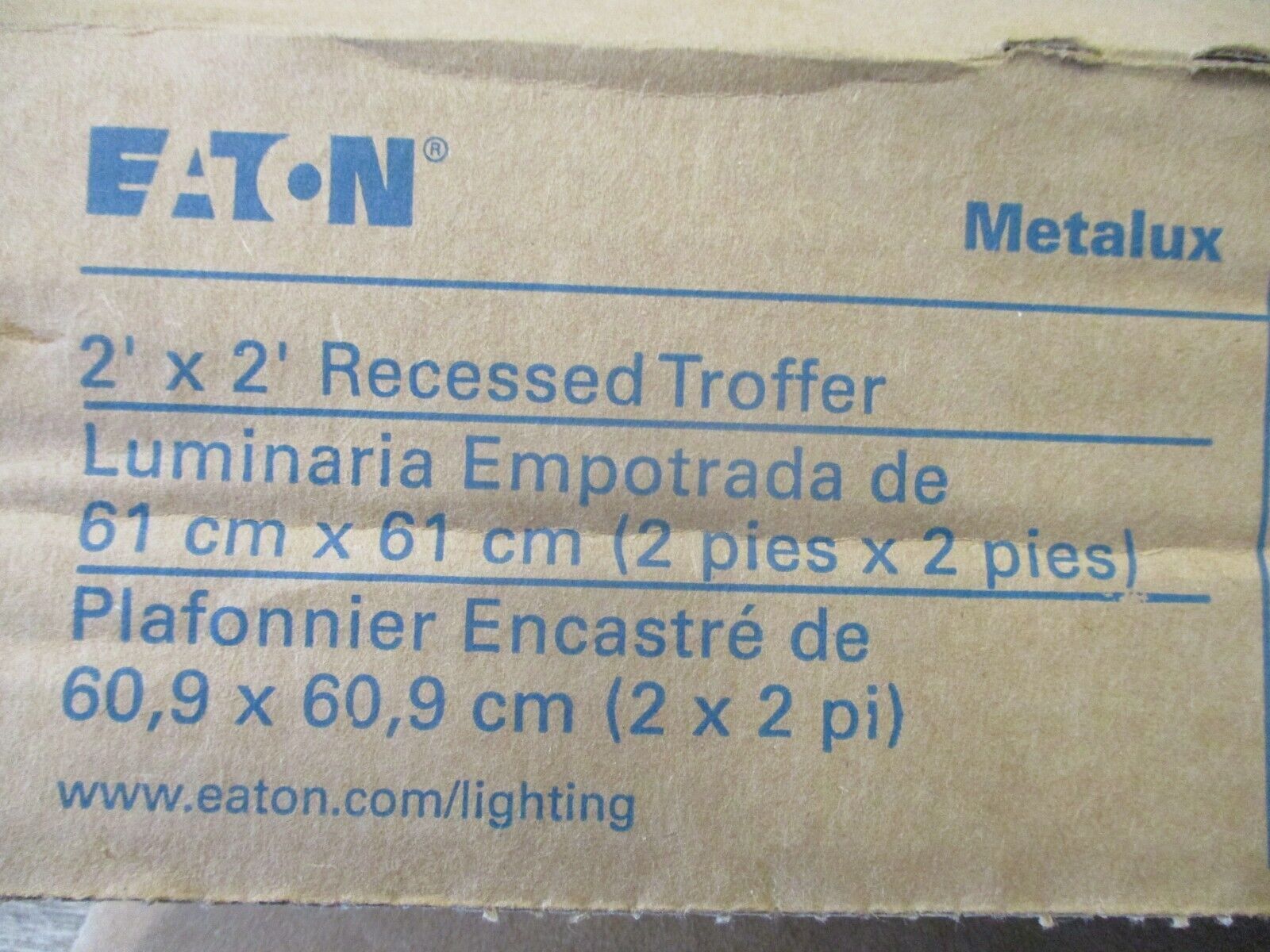 Eaton Metalux Recessed Troffer 22CZ2-20-UNV-L835-CD1-U 2'x2' *New Surplus*