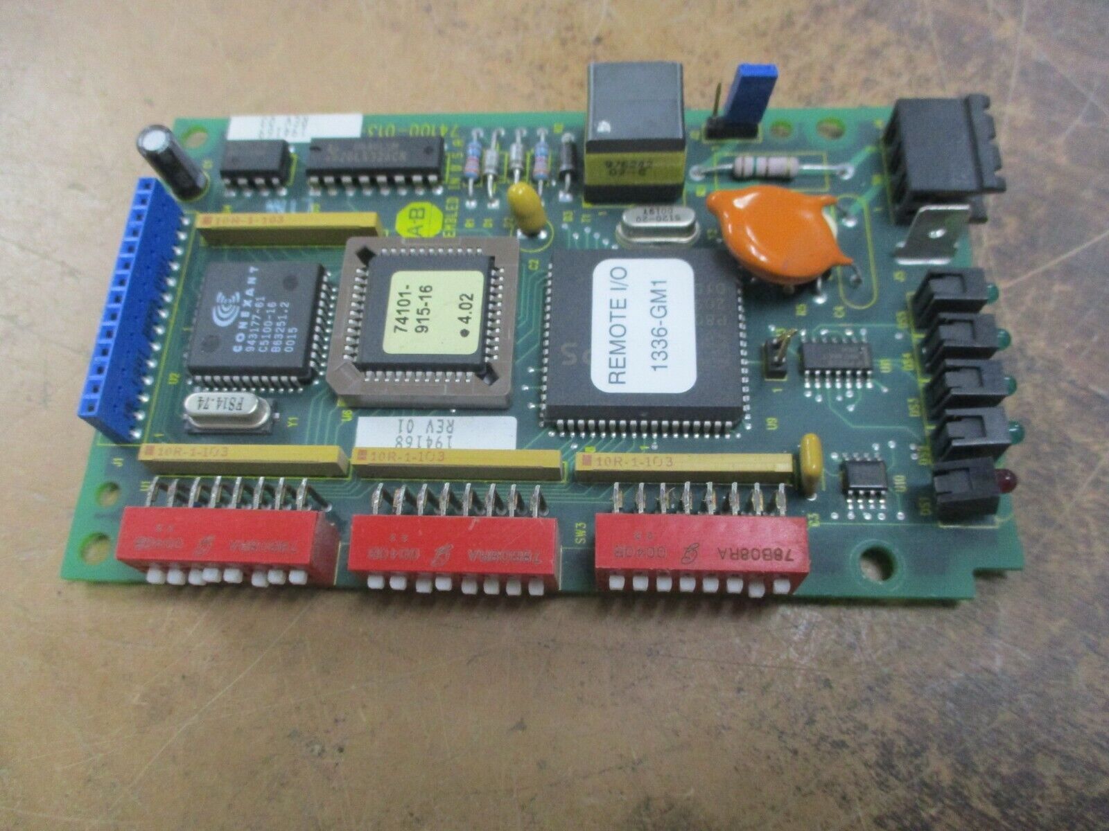 Allen-Bradley Remote I/O Board 194168 Rev. 01 Used